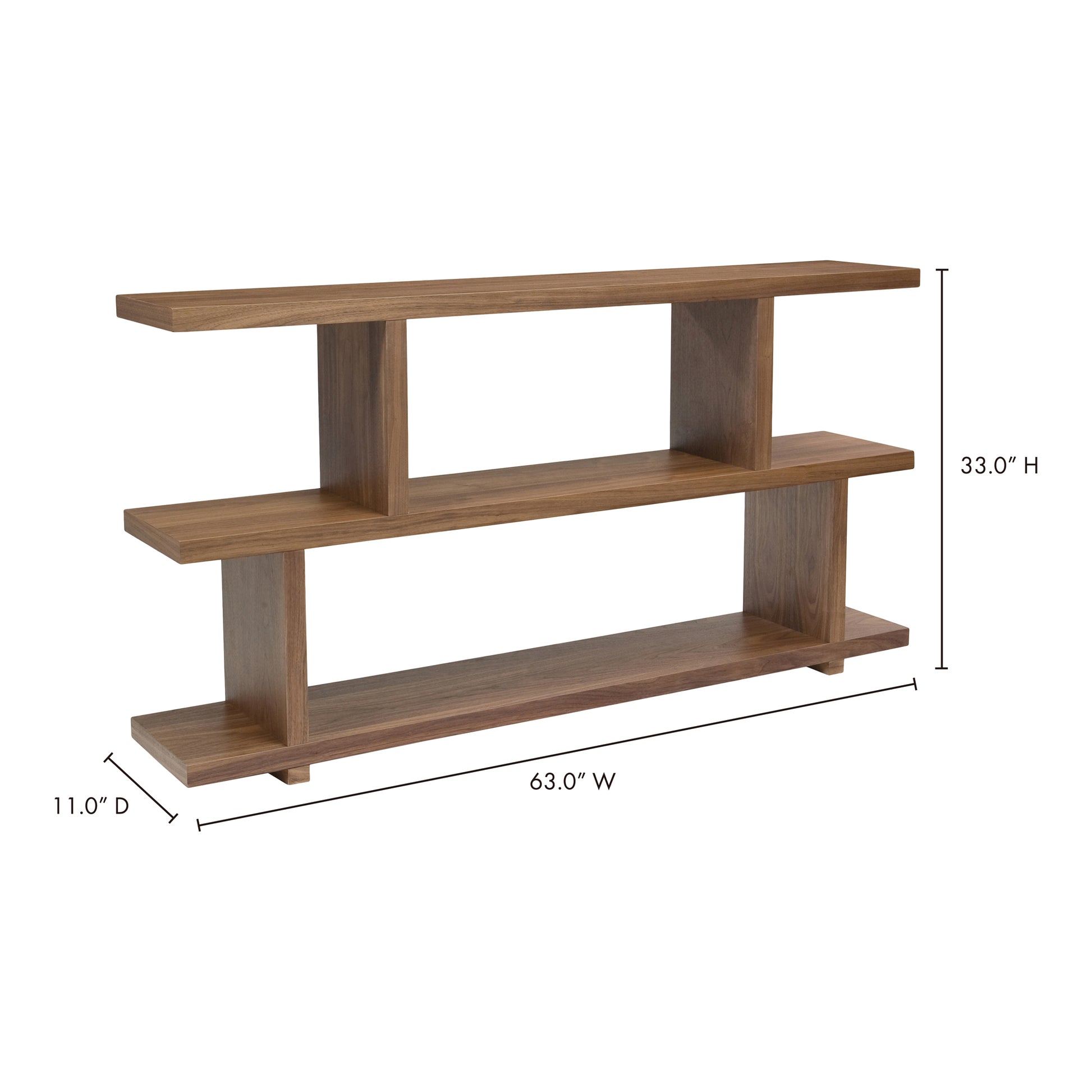 Miri Small Shelf Brown by Moe's Home Collection - view 7