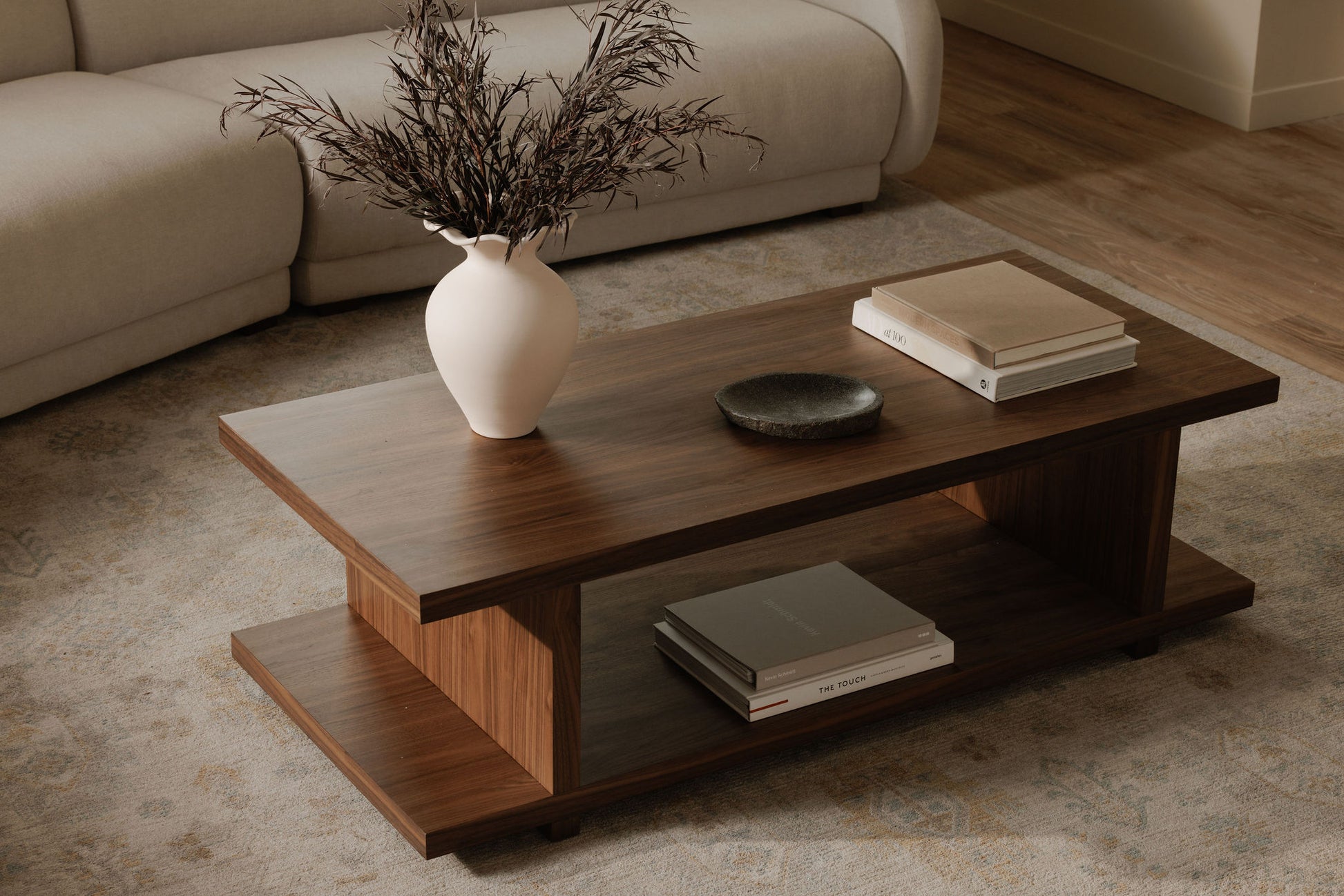 Miri Coffee Table Walnut by Moe's Home Collection - view 2