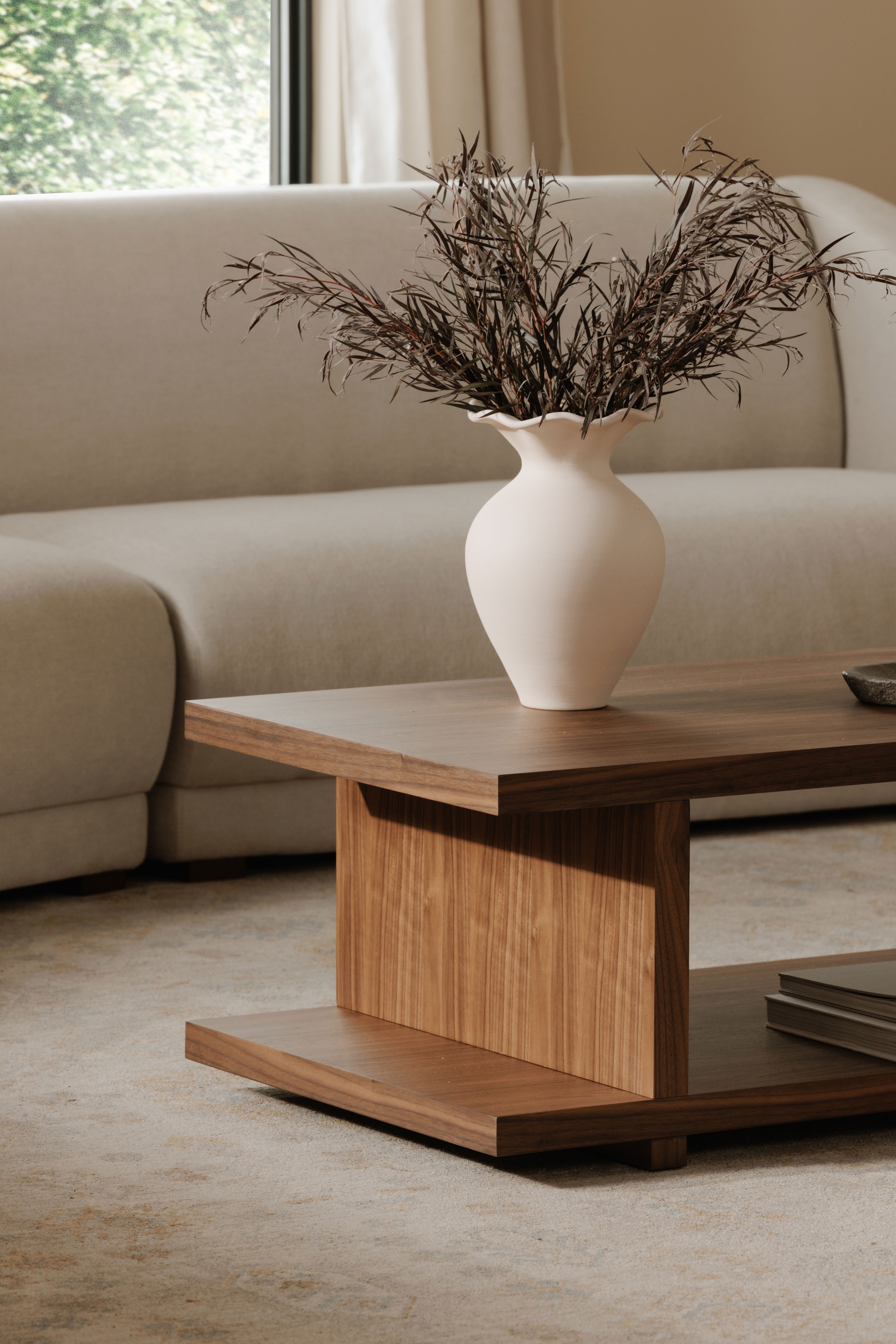 Miri Coffee Table Walnut by Moe's Home Collection - view 3