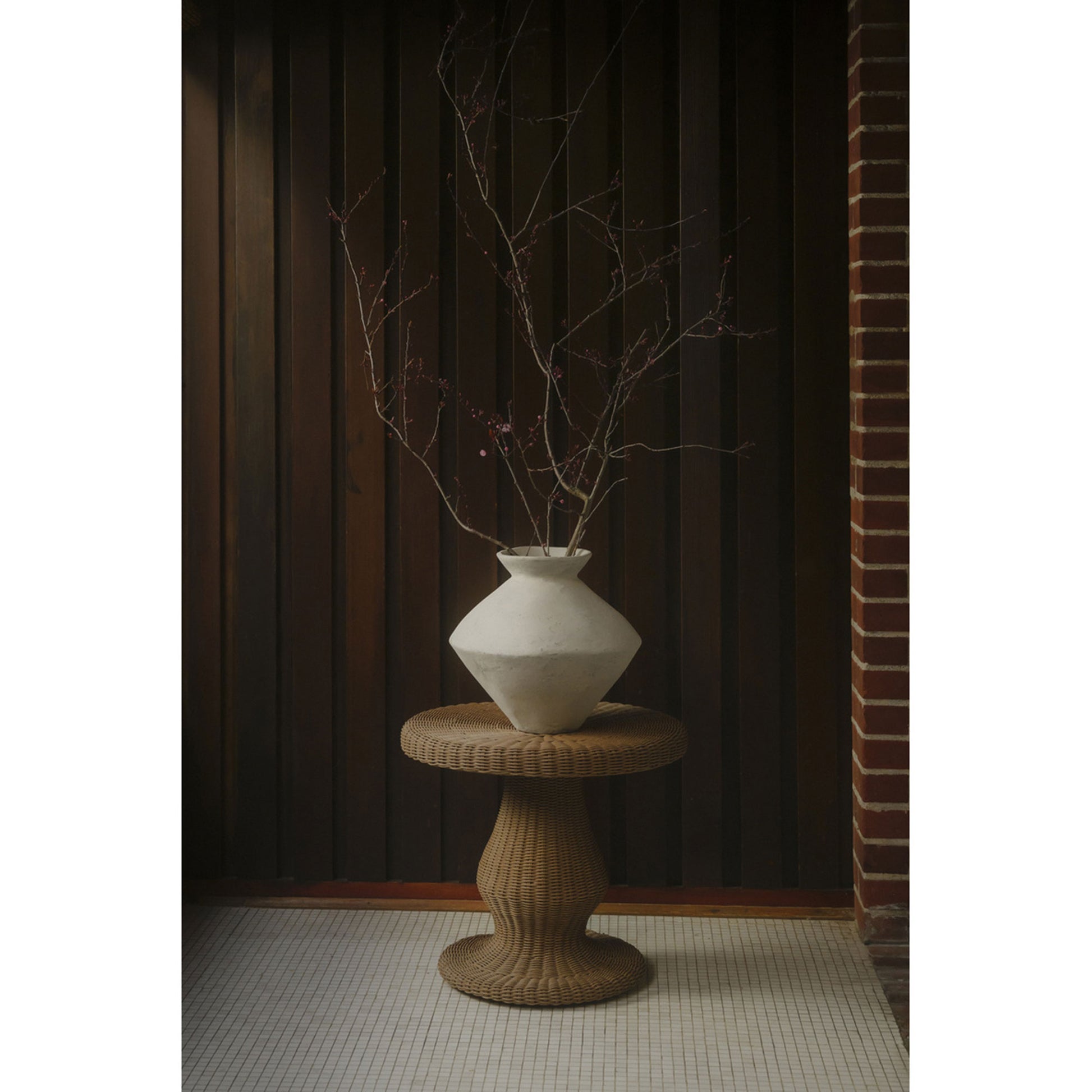 Emmeline Outdoor Side Table Natural by Moe's Home Collection - view 3