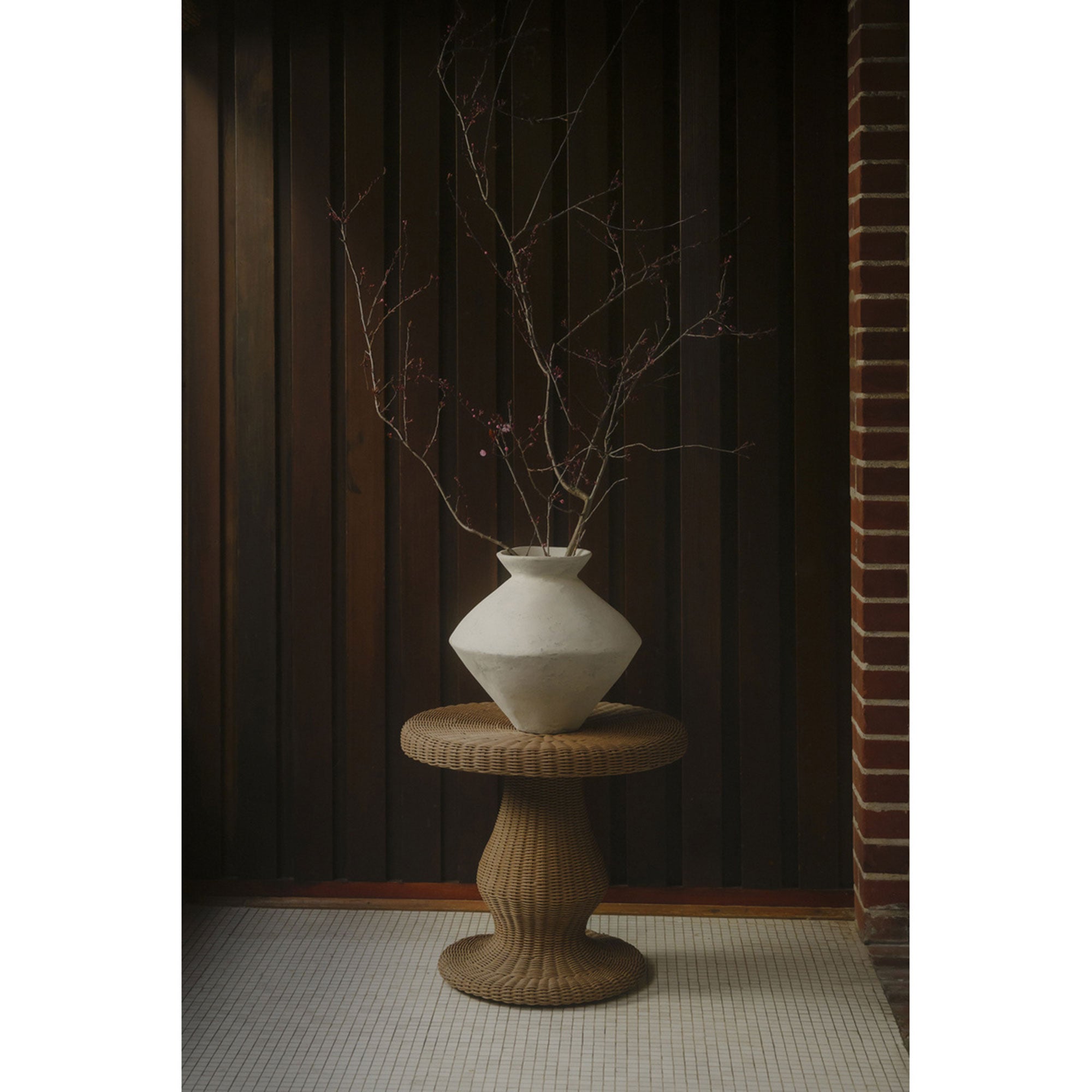 Emmeline Outdoor Side Table Natural by Moe's Home Collection - view 3
