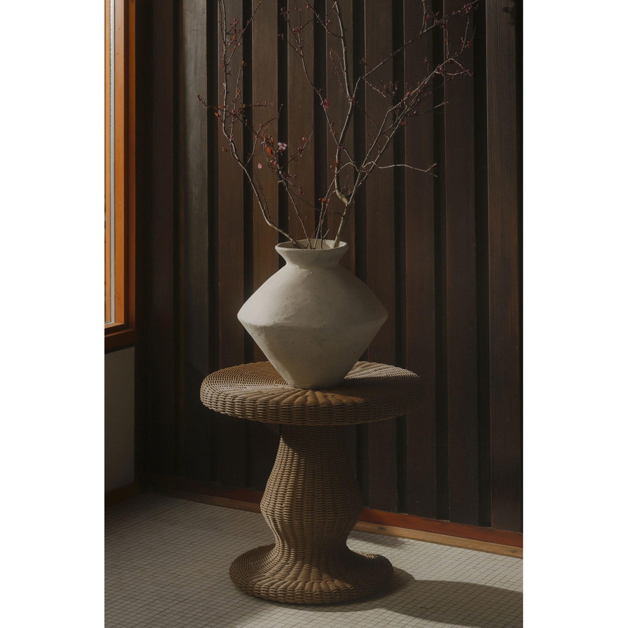 Emmeline Outdoor Side Table Natural by Moe's Home Collection - view 5
