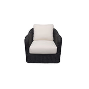 Bodhi Outdoor Swivel Accent Chair  Charcoal by Moe's Home Collection