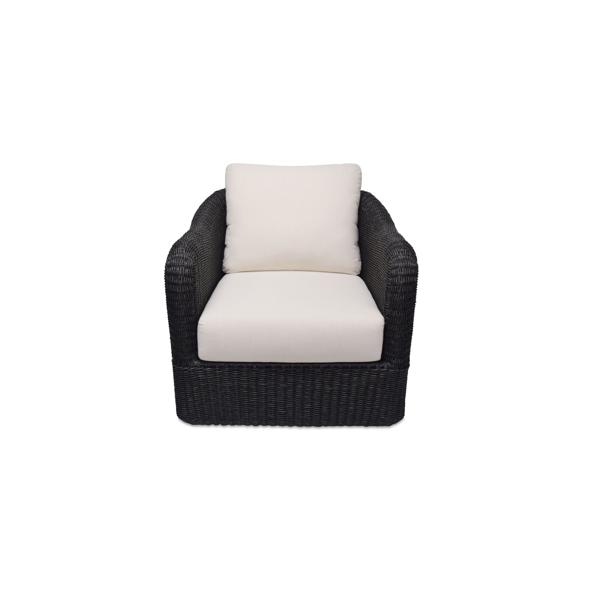 Bodhi Outdoor Swivel Accent Chair  Charcoal by Moe's Home Collection