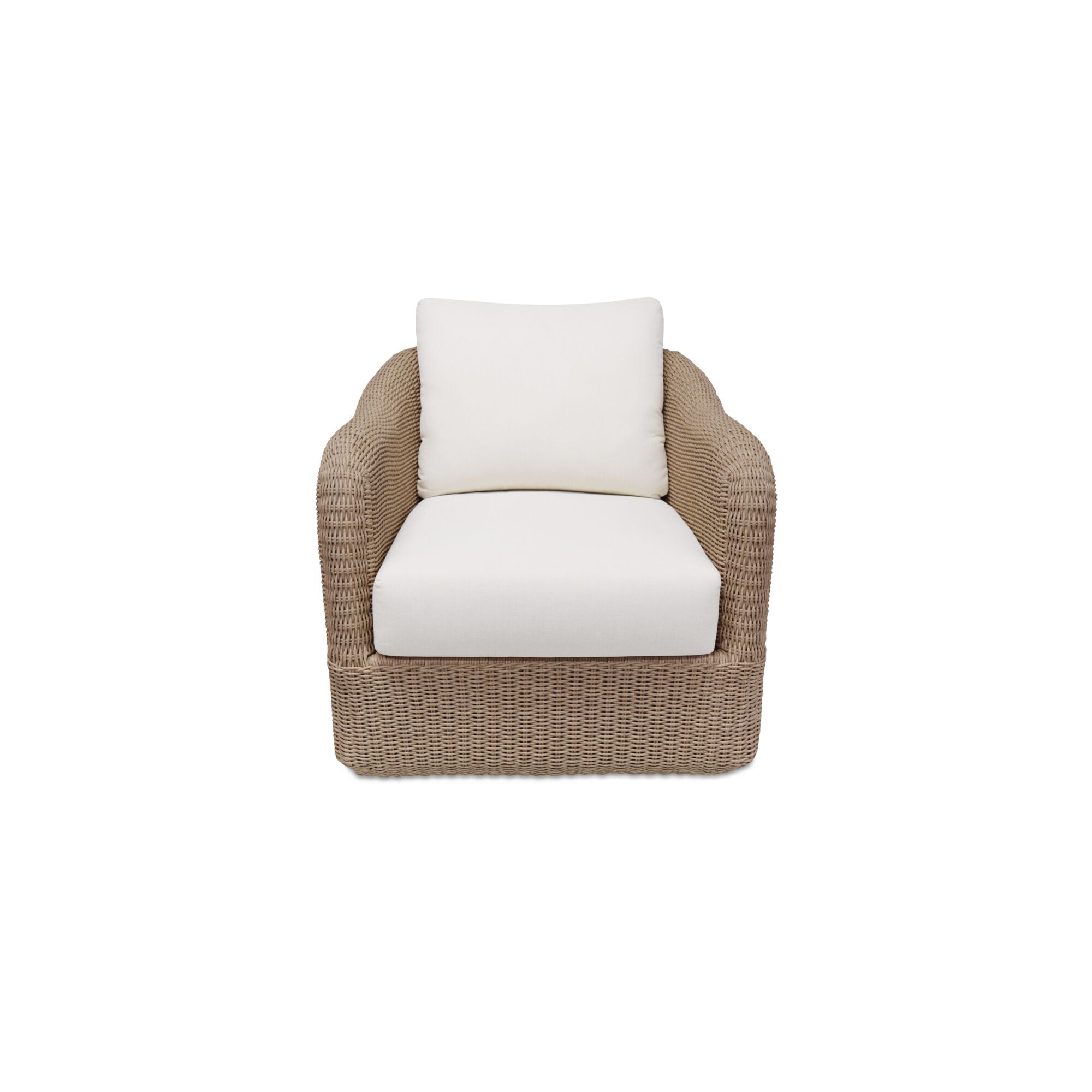 Bodhi Outdoor Swivel Accent Chair Natural by Moe's Home Collection