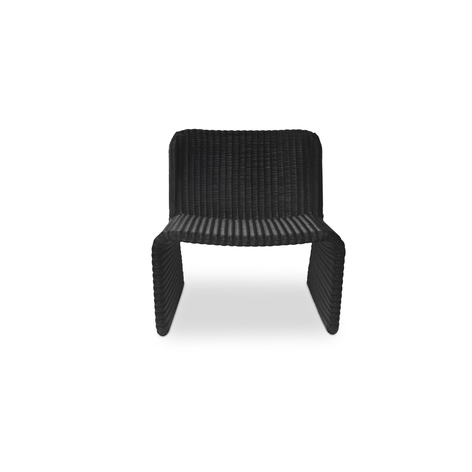 Ella Outdoor Accent Chair Charcoal by Moe's Home Collection