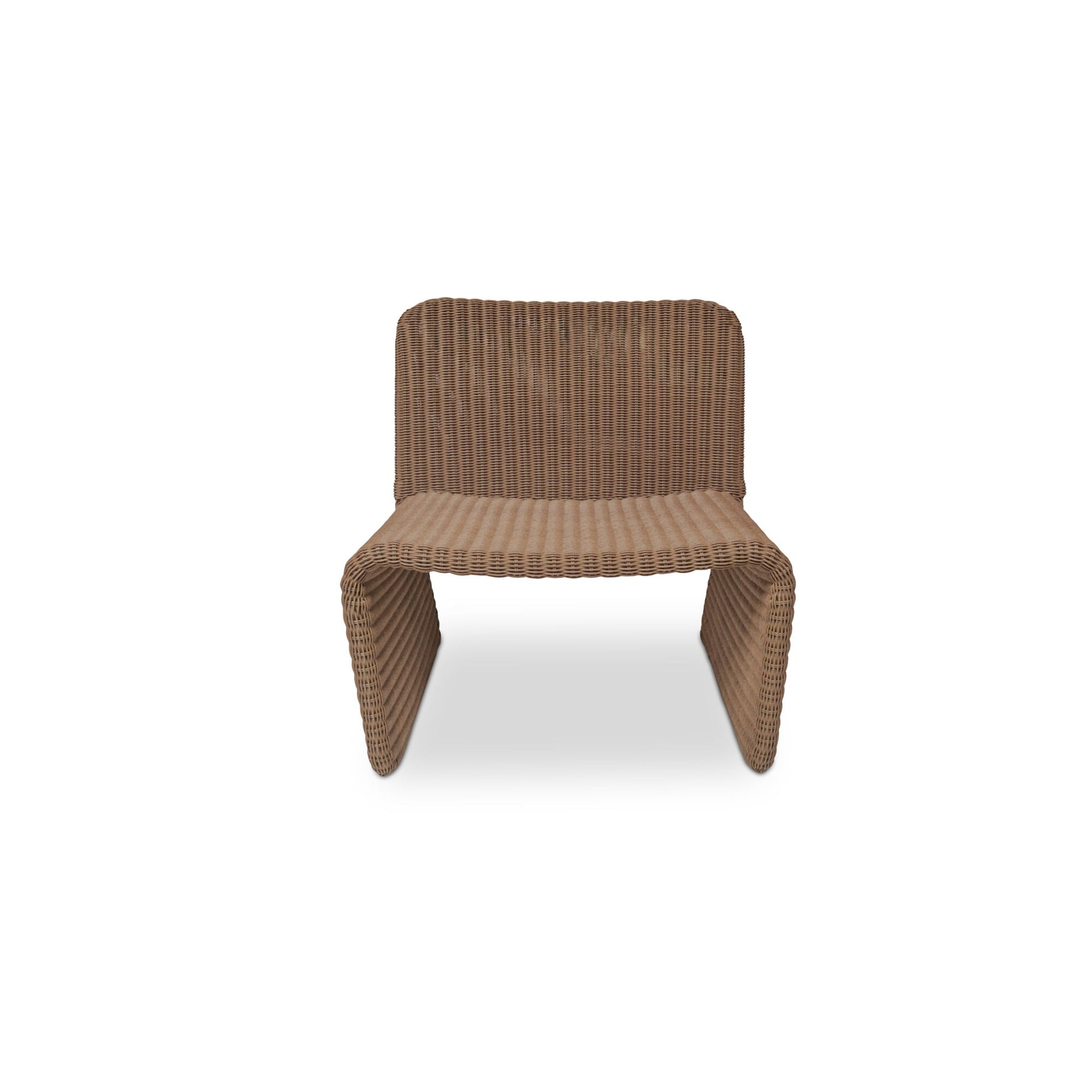 Ella Outdoor Accent Chair Natural by Moe's Home Collection