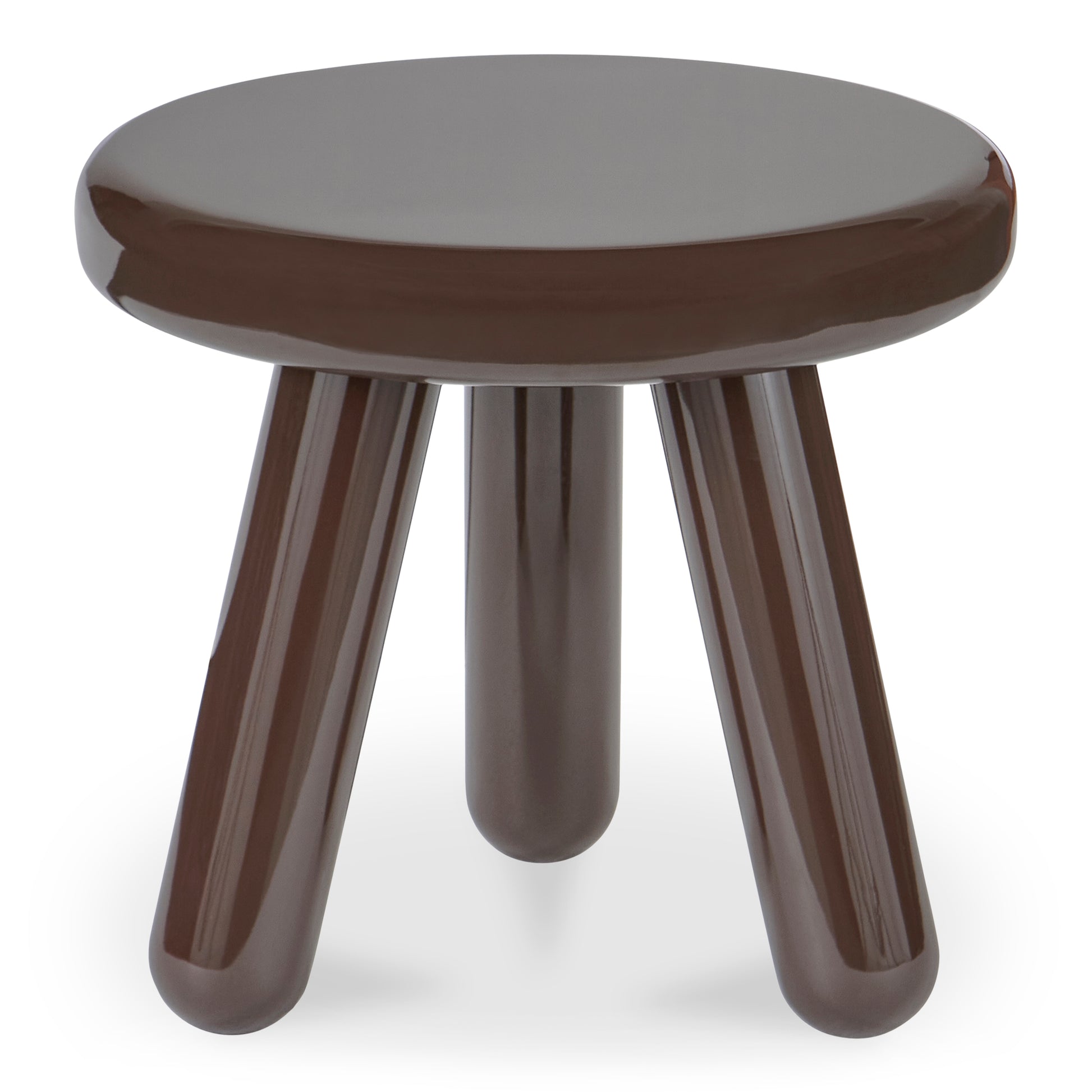 Joy Accent Table Dark Brown Lacquer by Moe's Home Collection
