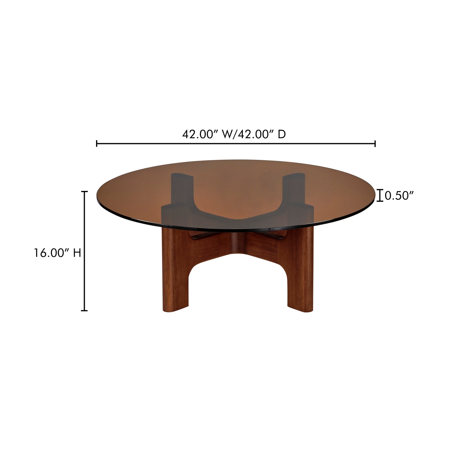 Luke Coffee Table Amber by Moe's Home Collection - view 5