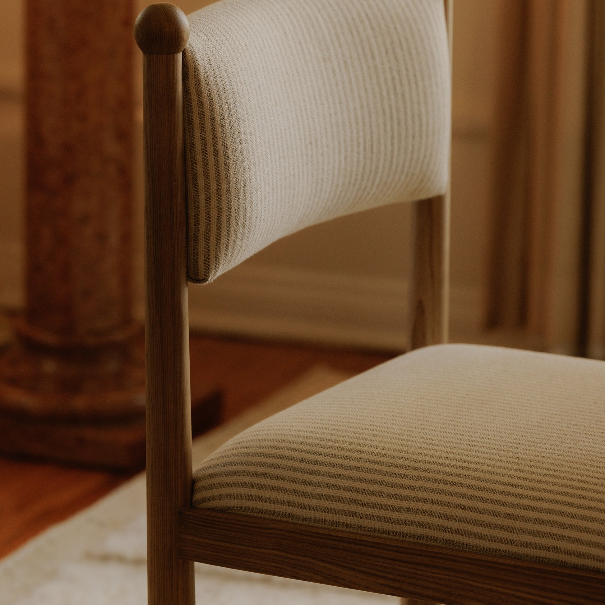 Villetta Dining Chair Stripe - Set Of Two by Moe's Home Collection - view 4
