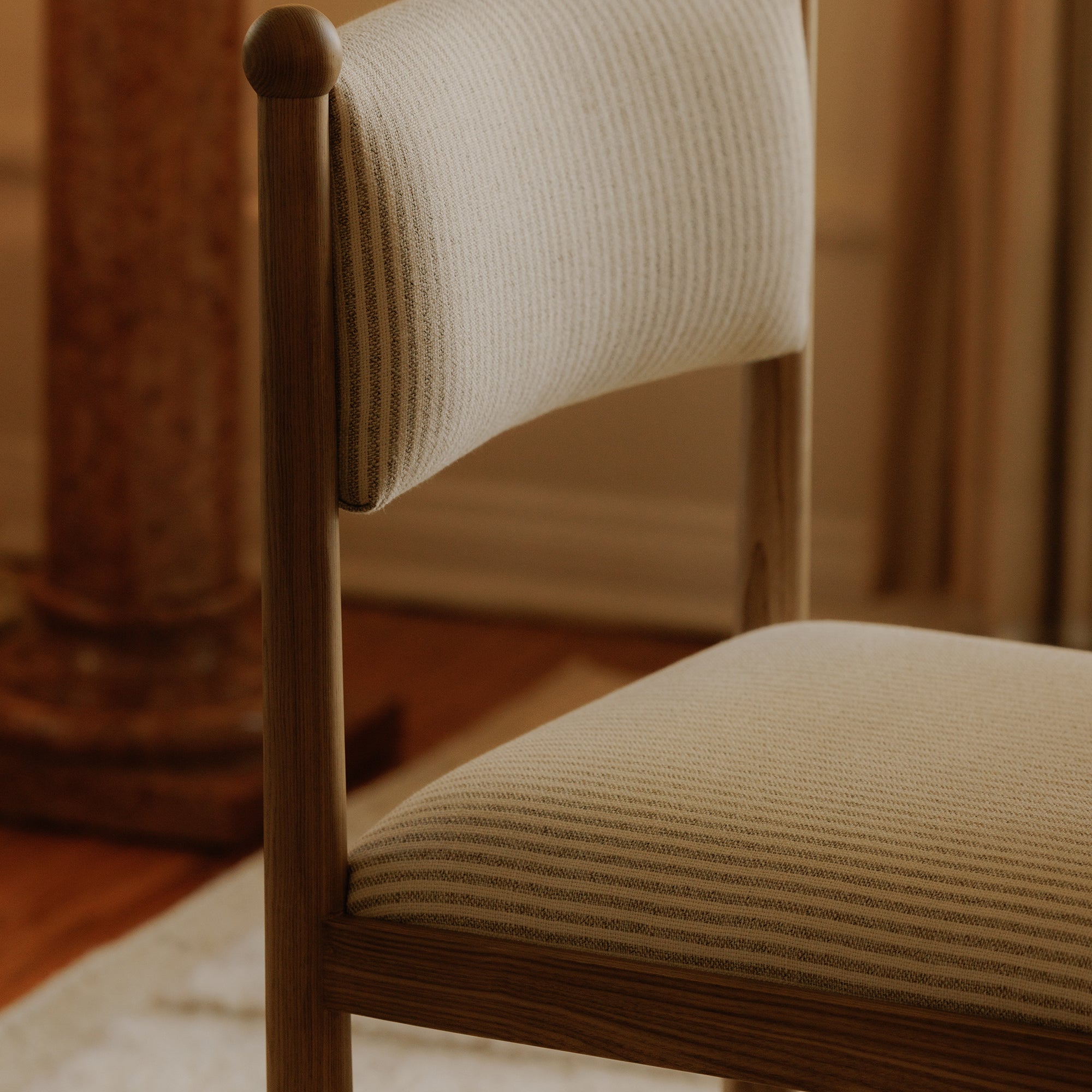 Villetta Dining Chair Stripe - Set Of Two by Moe's Home Collection - view 4