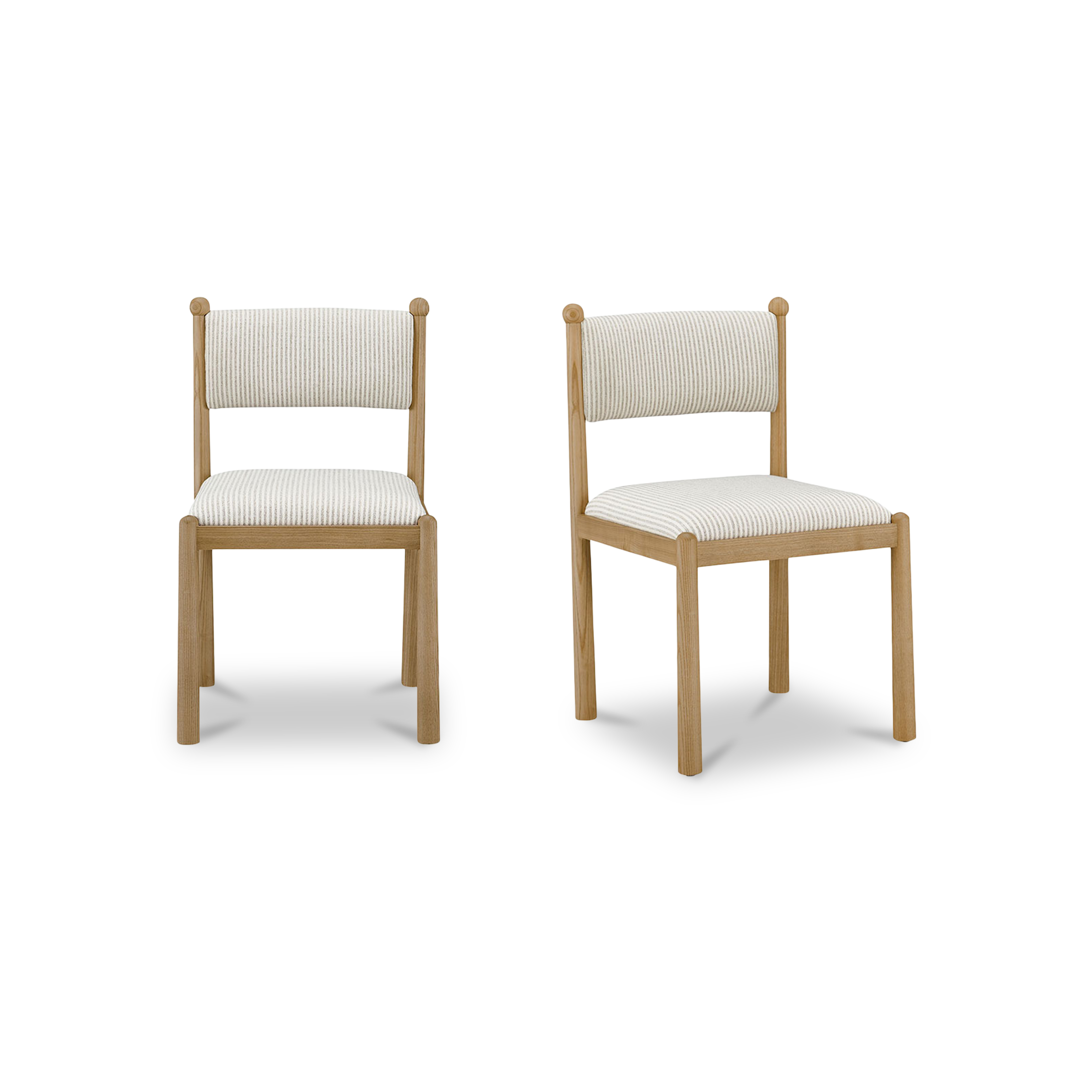 Villetta Dining Chair Stripe - Set Of Two by Moe's Home Collection - view 2