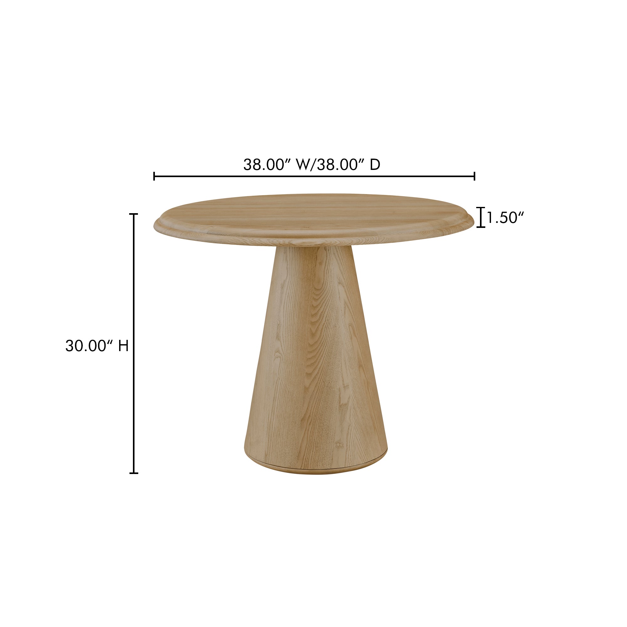 Tutto Cafe Table Natural by Moe's Home Collection - view 5