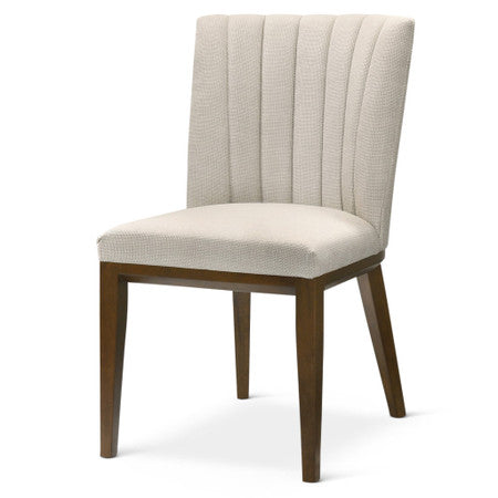 Elmwood Beige Fabric Dining Chair (Set Of 2) - 20.9"