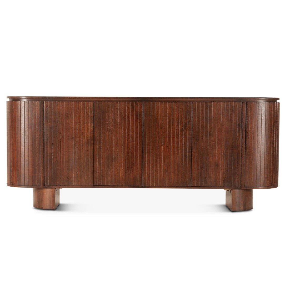 Athena Sideboard Aged Mahogany 79"