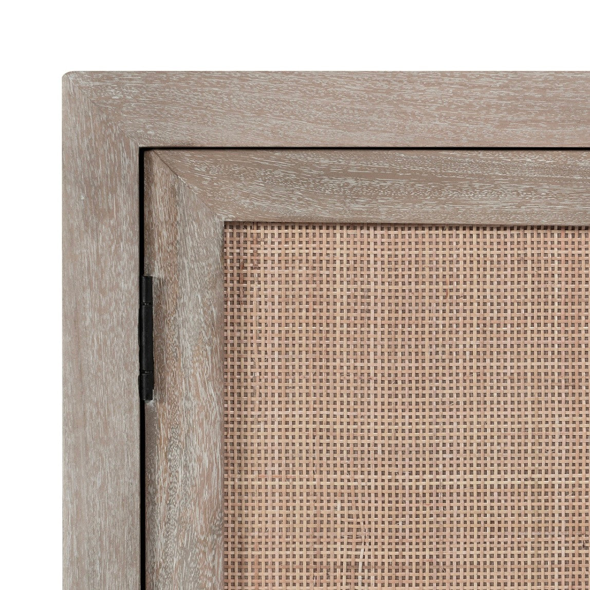 Jensen Mango Wood 4-Door Cabinet 72"