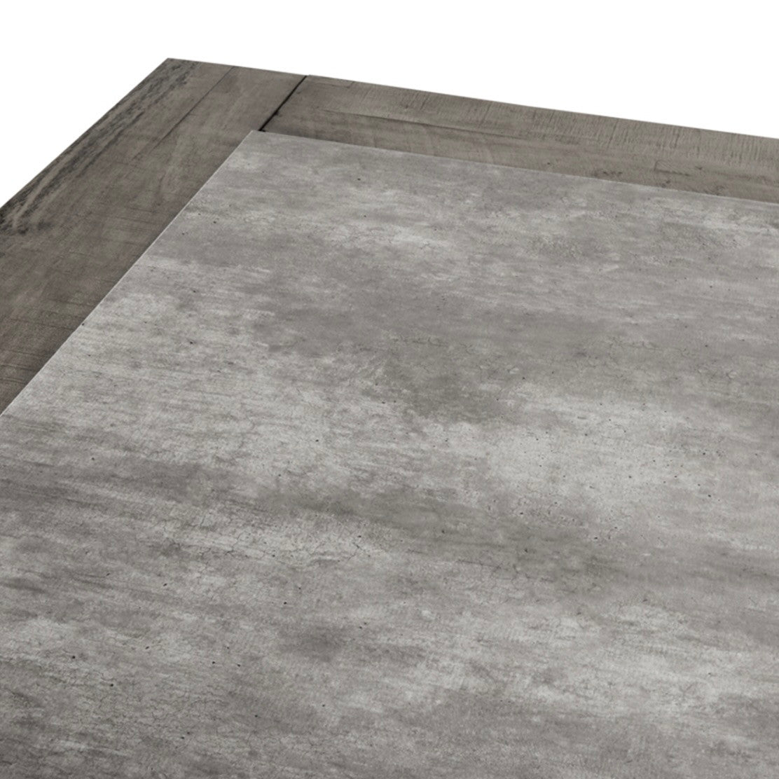 Scottsdale Reclaimed Wood and Concrete Coffee Table 60"