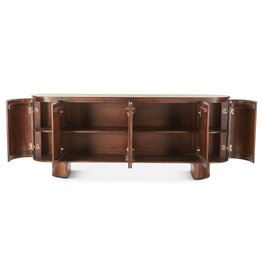Athena Sideboard Aged Mahogany 79"