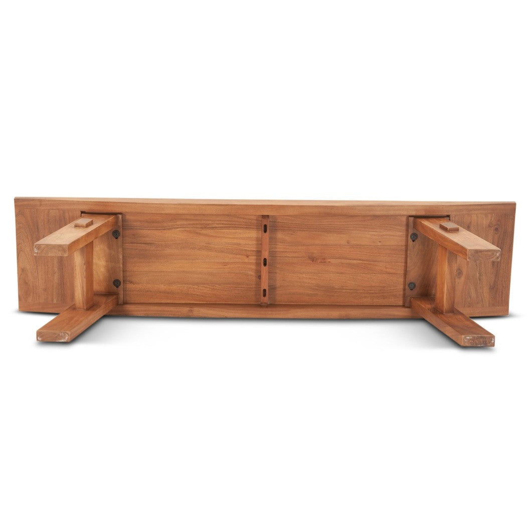 Chesapeake Mango Wood Bench Nutmeg 68"