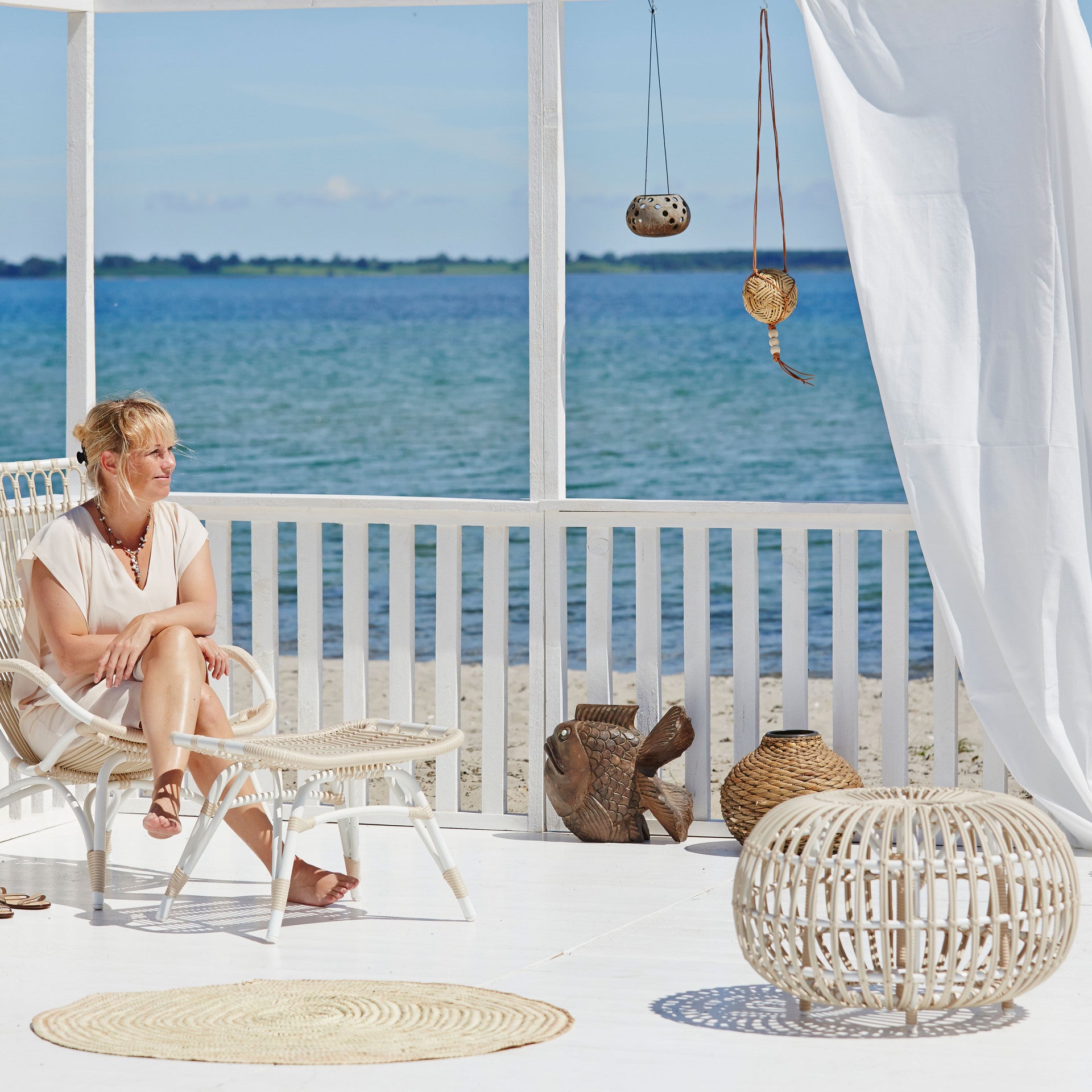 Franco Albini Small Ottoman Exterior by Sika Design - view 7