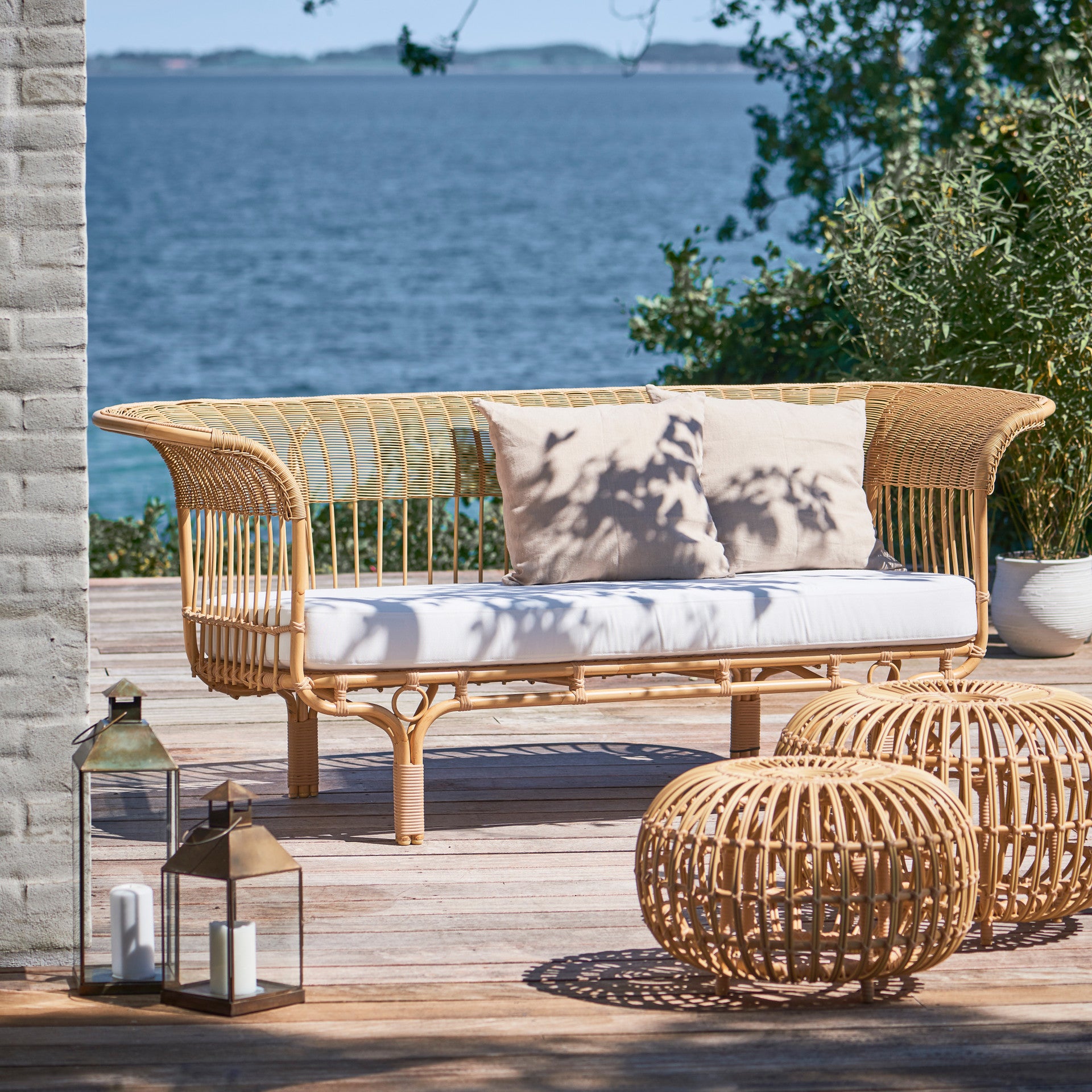 Franco Albini Small Ottoman Exterior by Sika Design - view 12