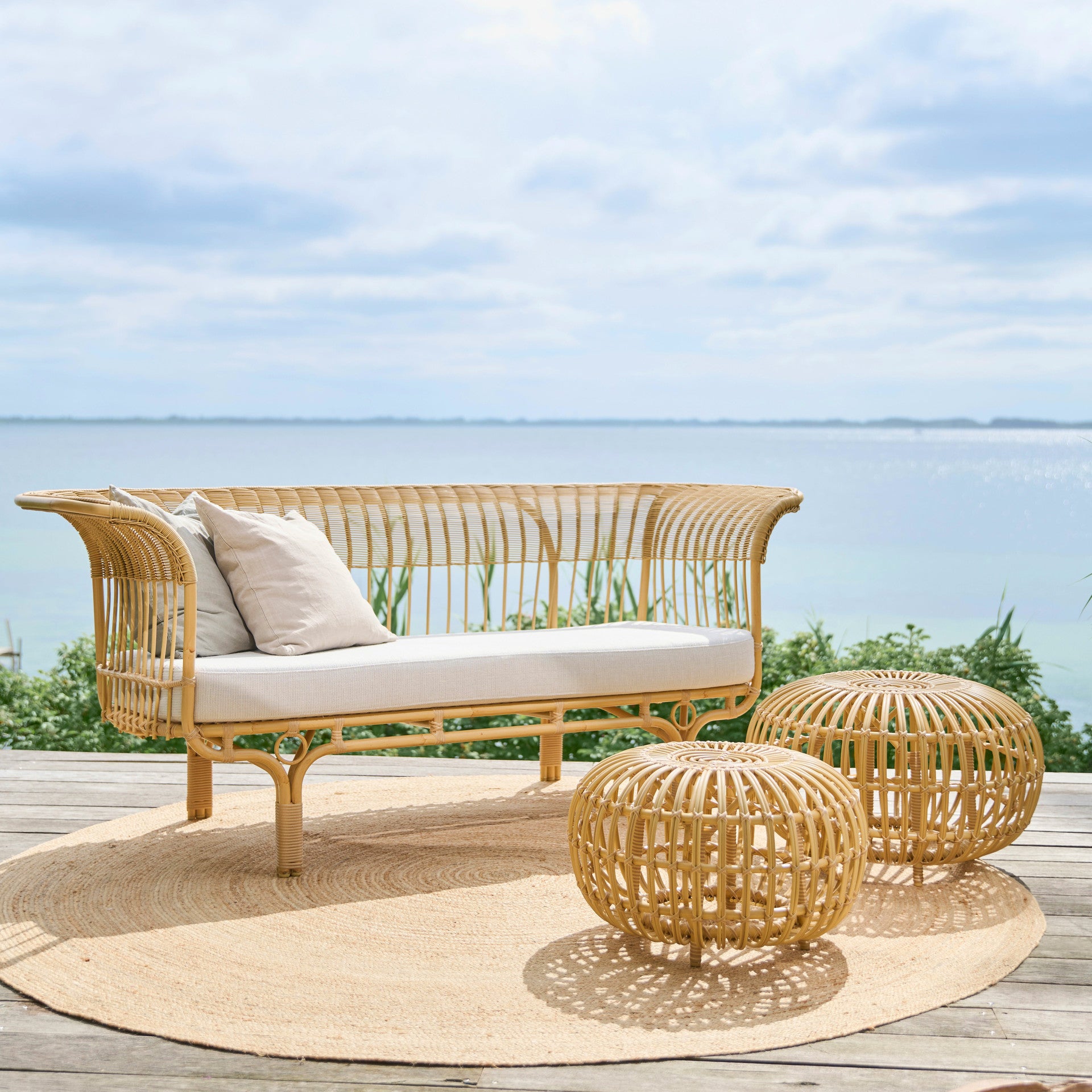 Franco Albini Small Ottoman Exterior by Sika Design - view 2