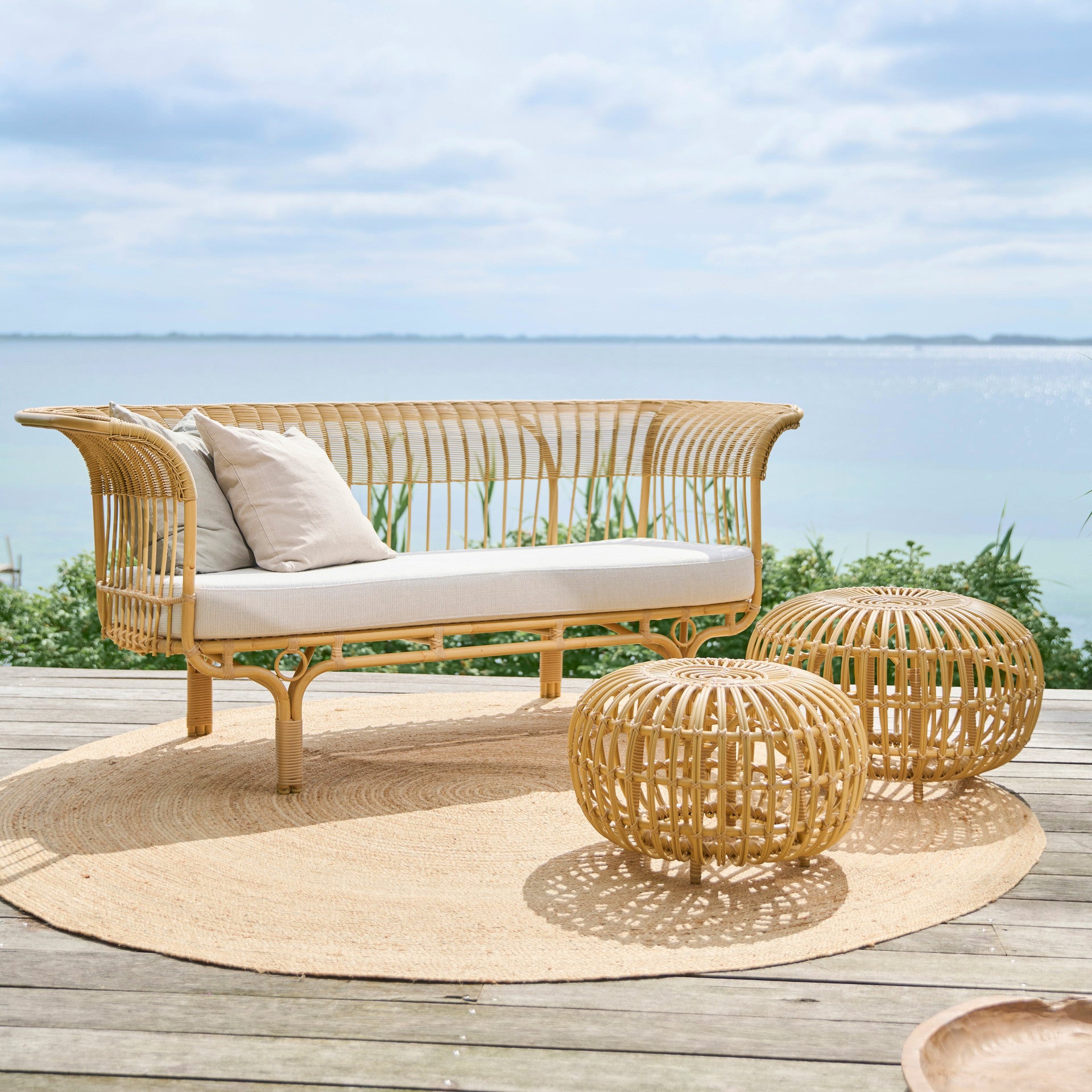 Franco Albini Large Ottoman Exterior by Sika Design - view 2