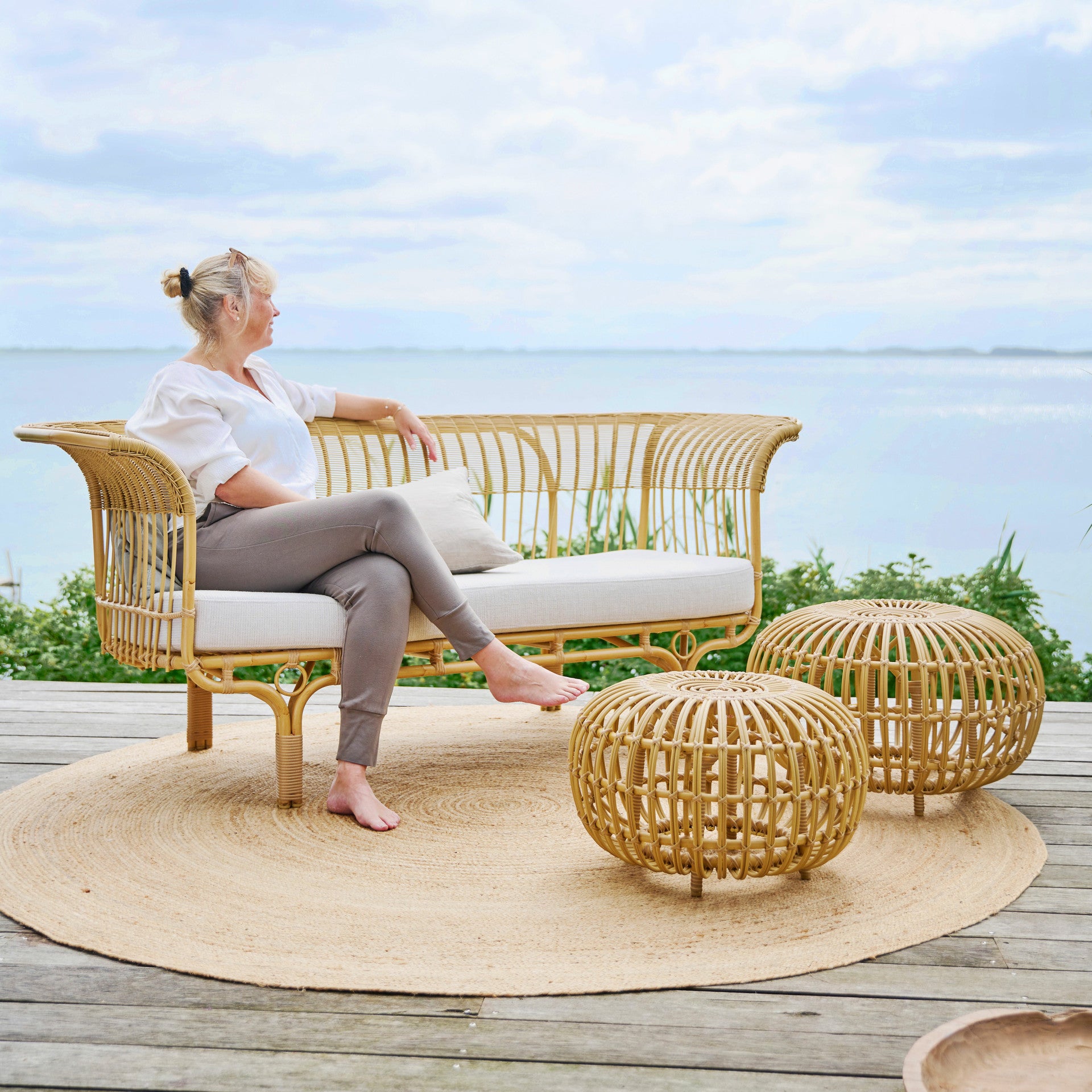 Franco Albini Large Ottoman Exterior by Sika Design - view 6