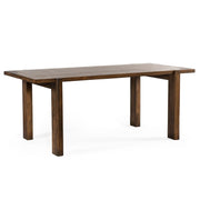 Oak Park Mango Wood Rectangular Dining Table Acorn Brown 72"