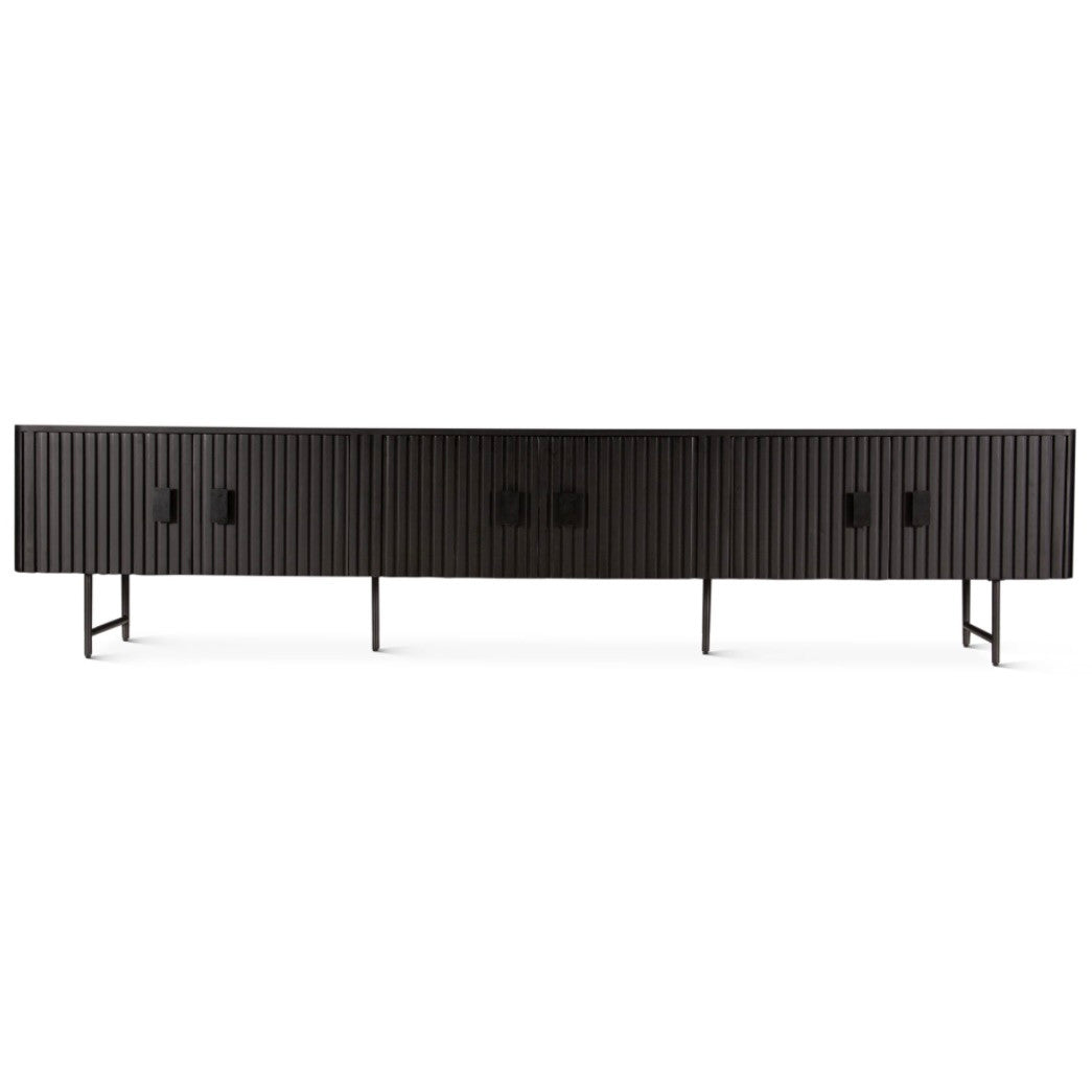 Valor 98" Plasma Cabinet  Matte Black