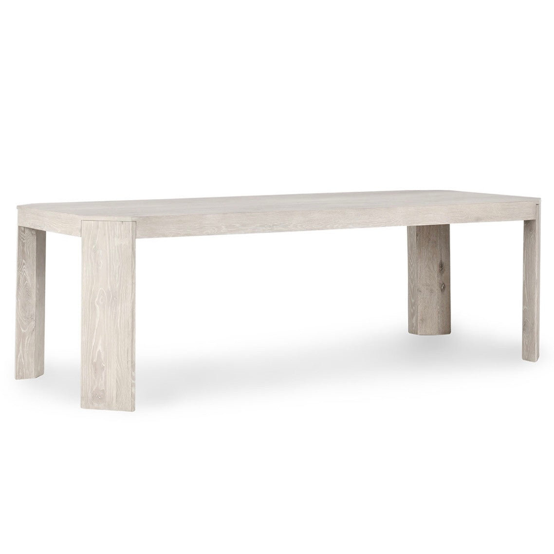 Macarthur 94" Oak Dining Table - White