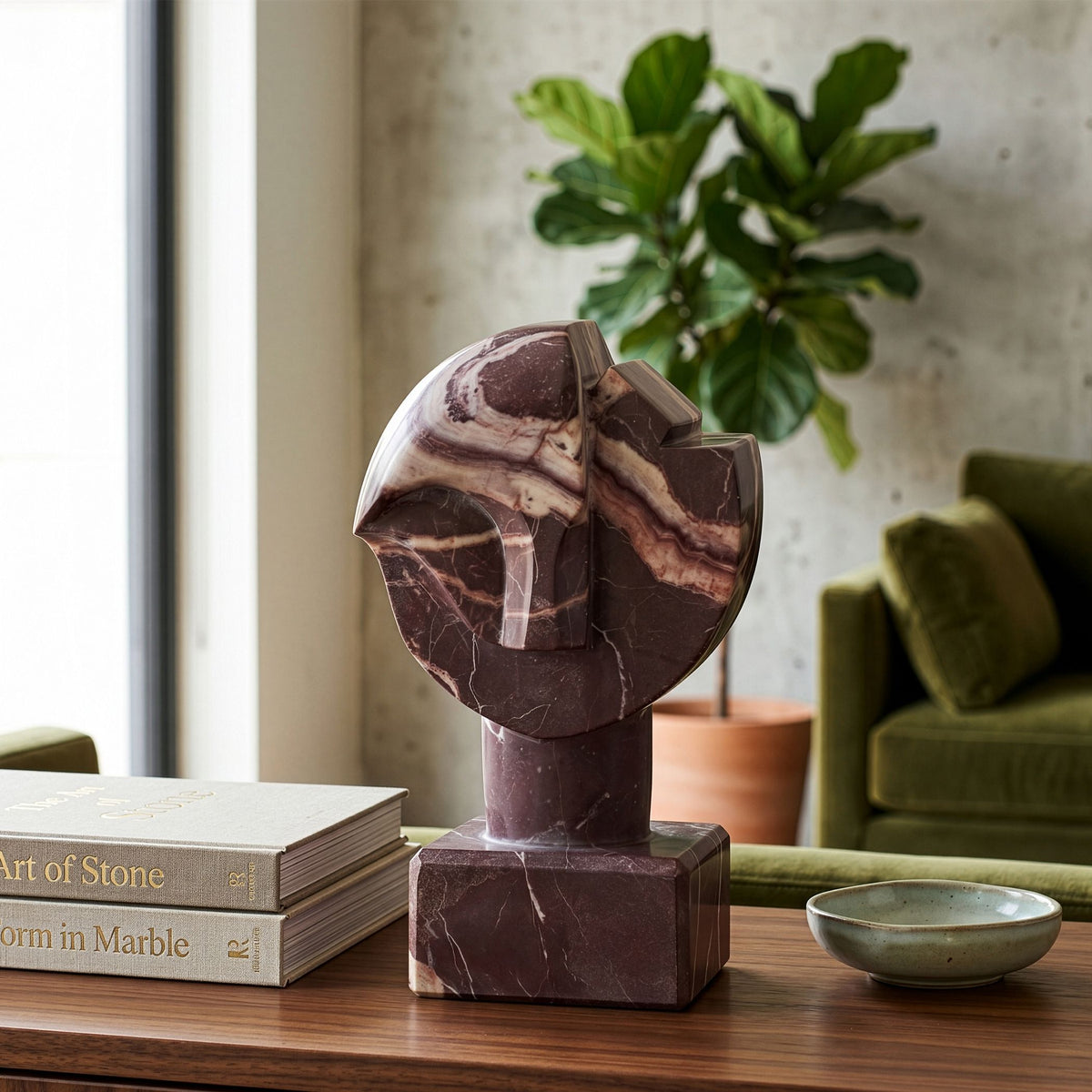 Abstract Marble Table Decor, Head 1 - image 2