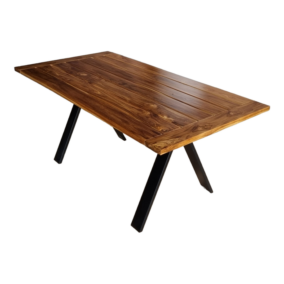 Artemis 65" Small Patio Dining Table in Natural Teak