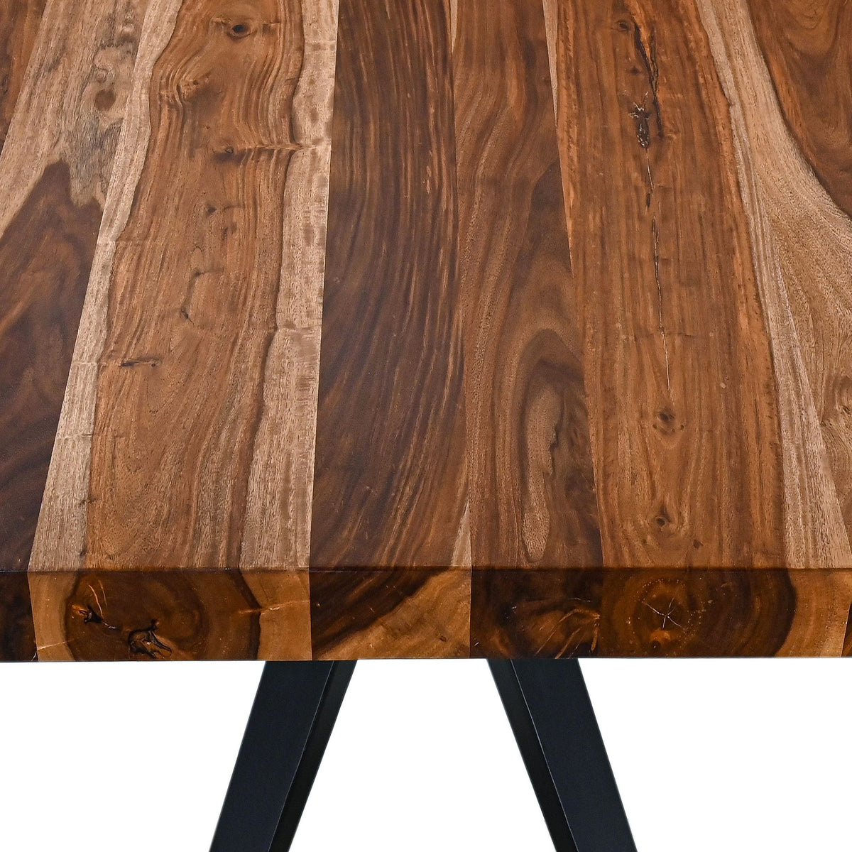 Austin Loft 80" Dining Table in Natural Sheesham - image 4