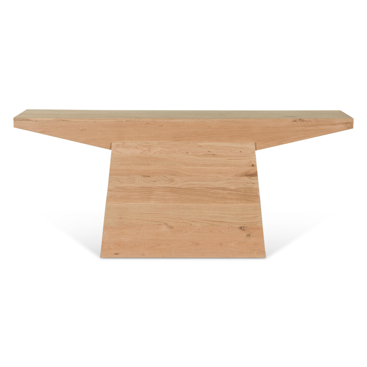 Anvil 68" Console Table in Natural Oak
