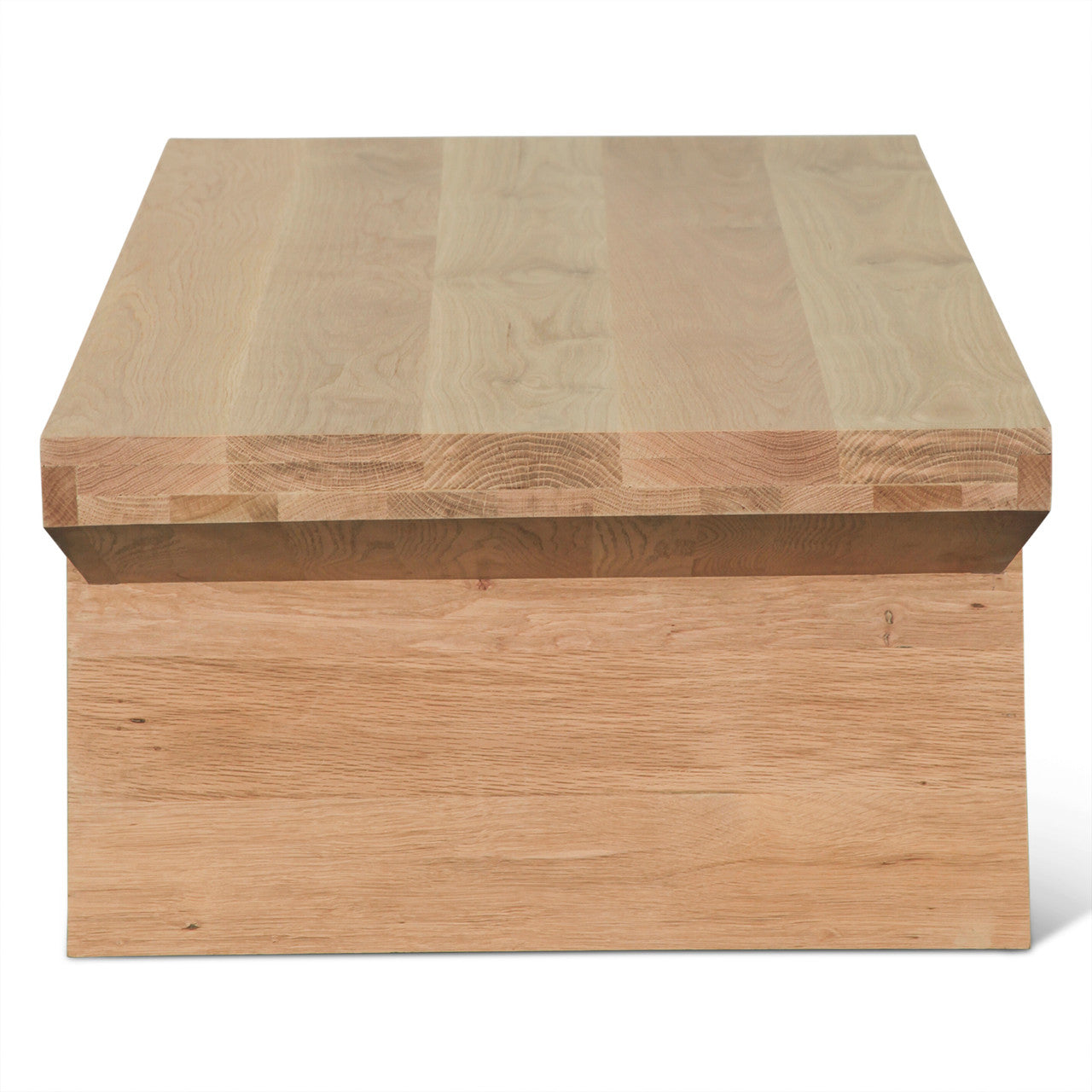 Anvil 58" Coffee Table in Natural Oak
