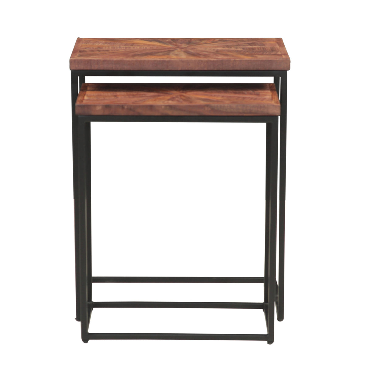 Aster 20" Nesting Side Tables in Sunburst Brownstone - image 2