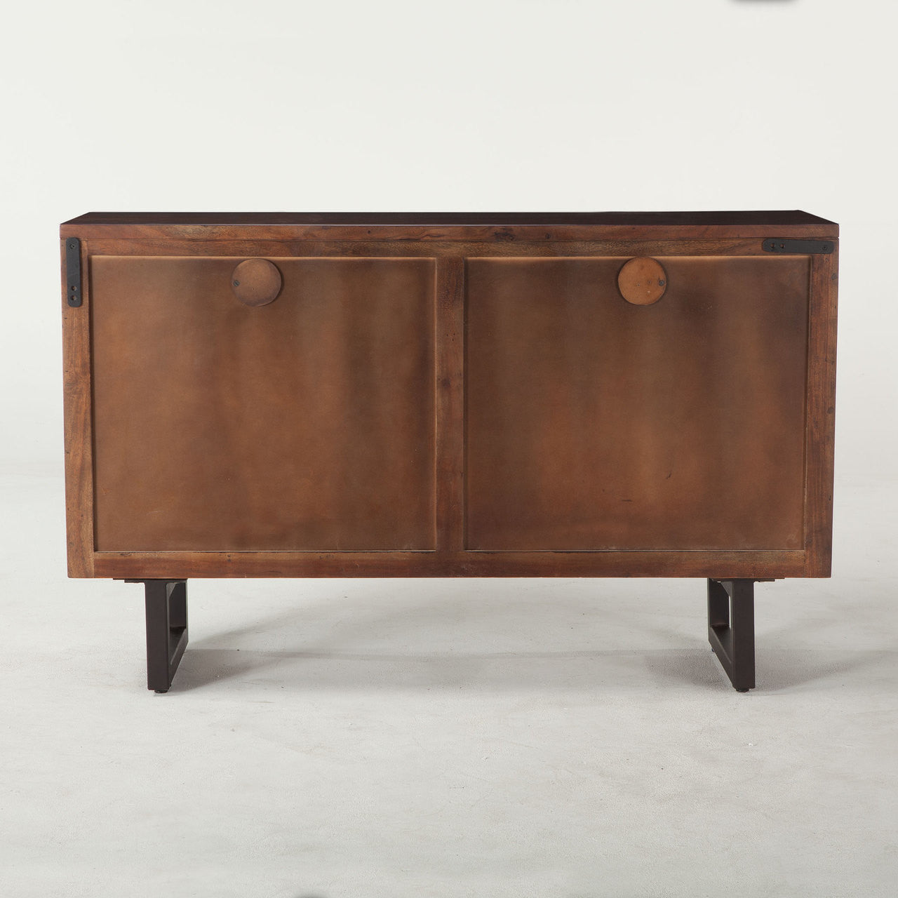 Live Edge Solid Wood & Iron Media Dresser