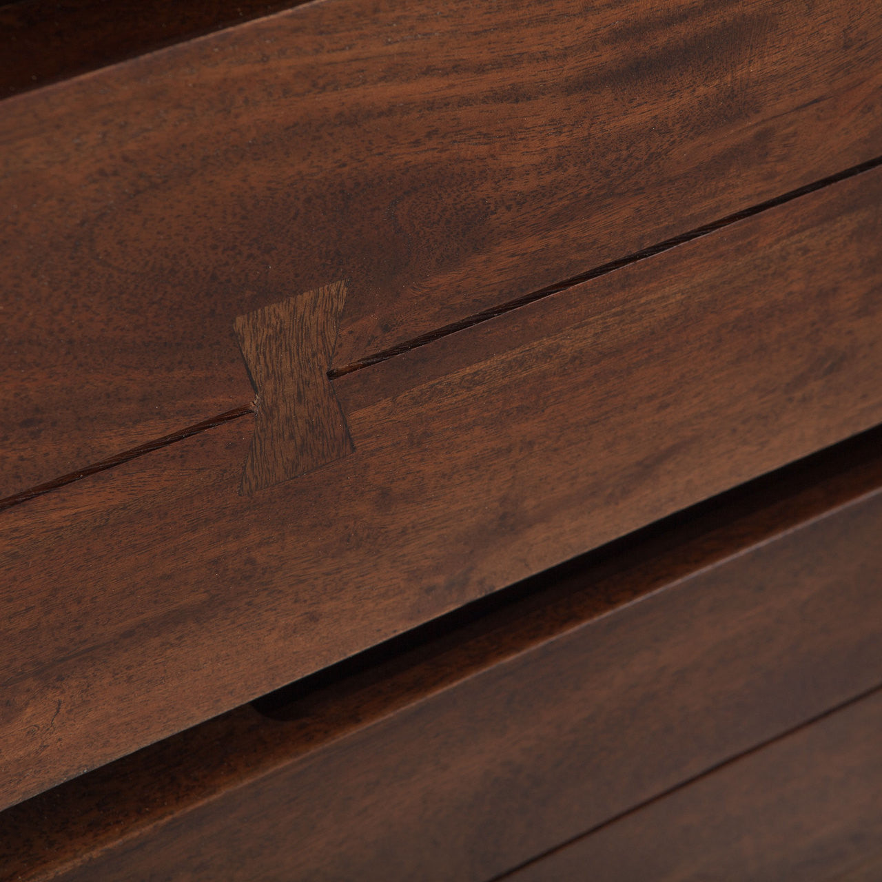 Live Edge Solid Wood & Iron Media Dresser