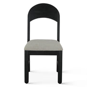 Bilboa 18" Upholstered Dining Chair in Black