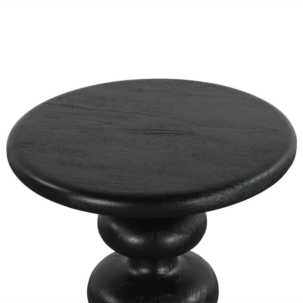 Biloba 18" Side Table in Black