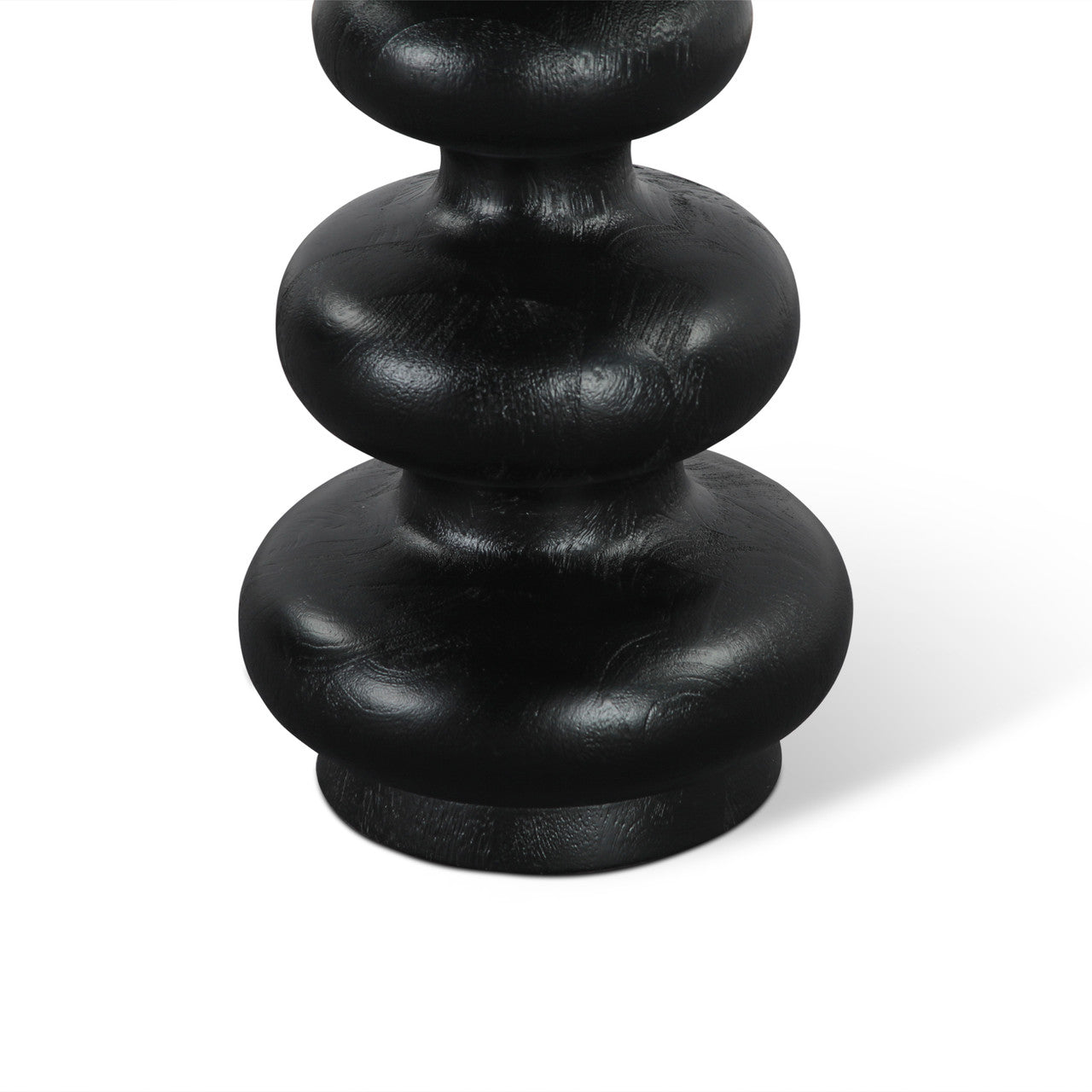 Biloba 18" Side Table in Black