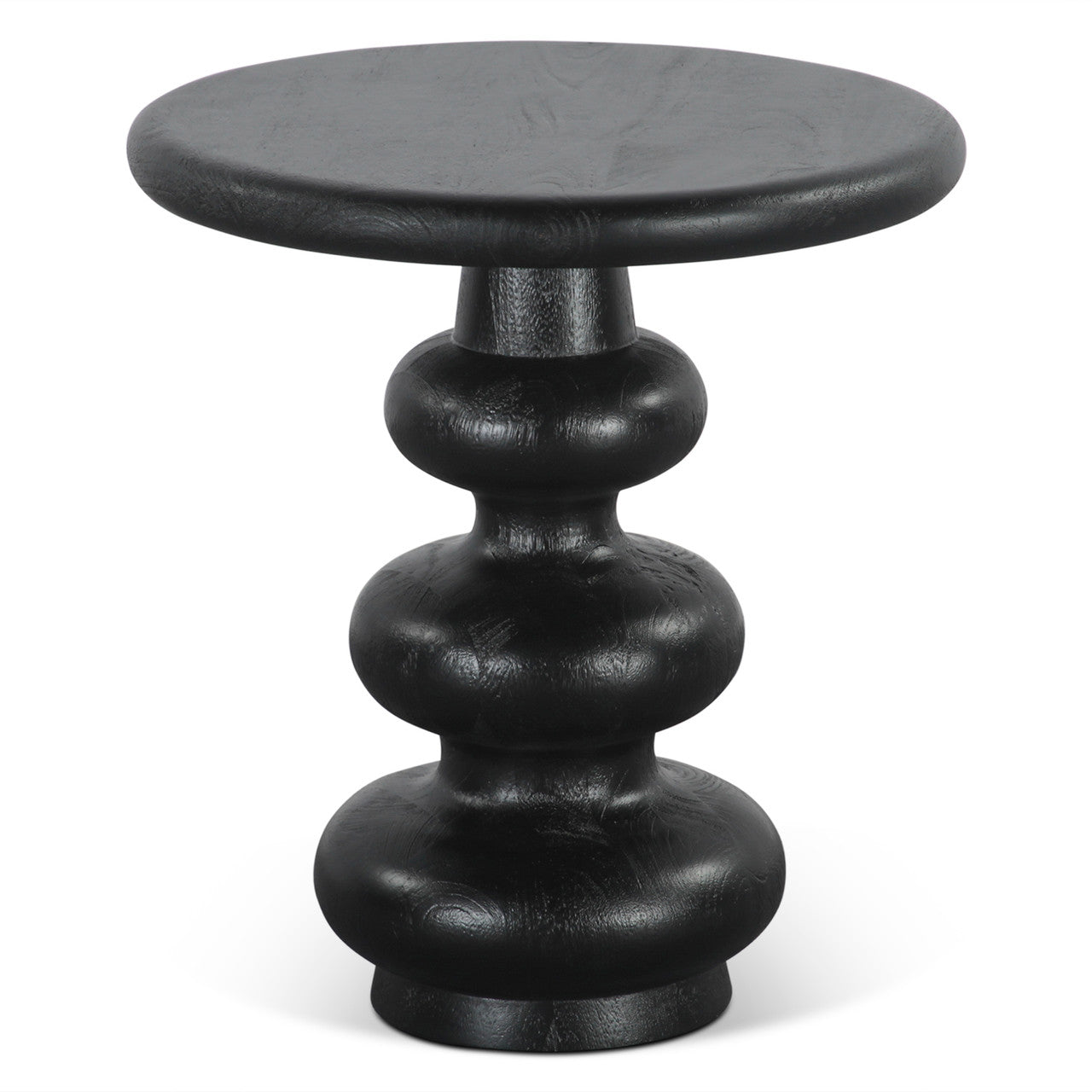 Biloba 18" Side Table in Black
