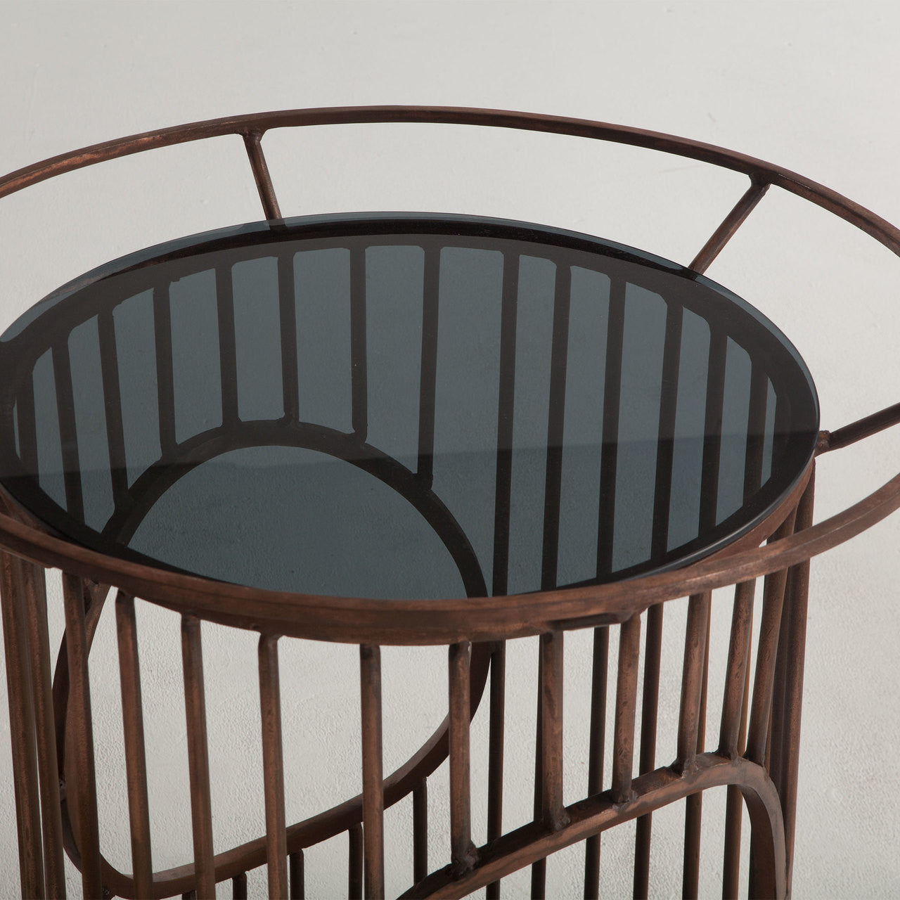 London Iron & Glass  Rolling Bar Cart Trolley
