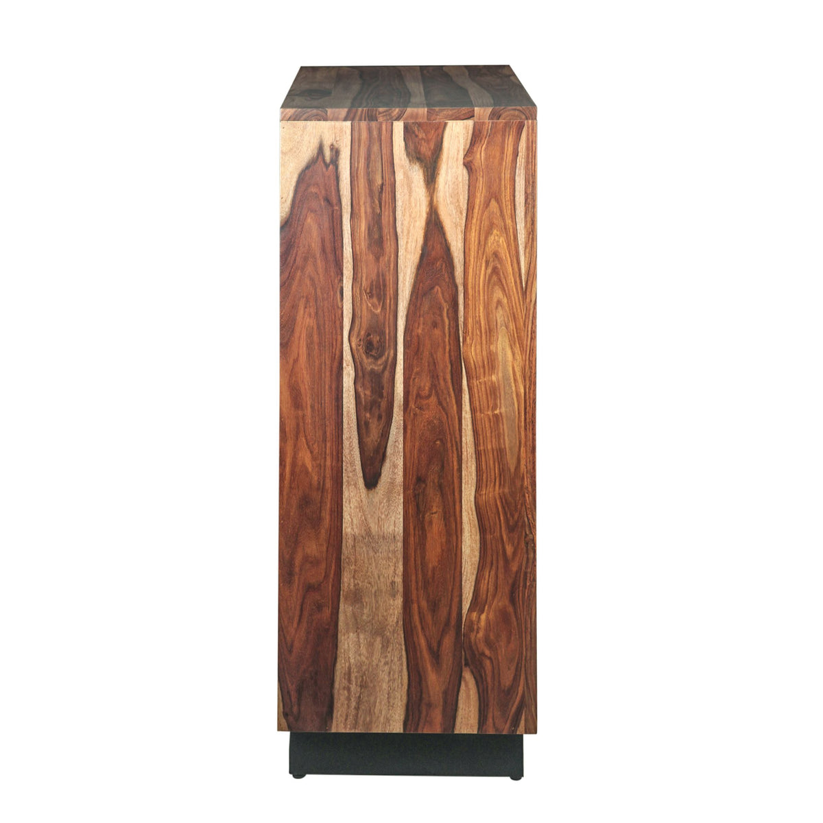 Brisbane 34" Tall Chest with Plinth Base in Natural Sheesham - image 4