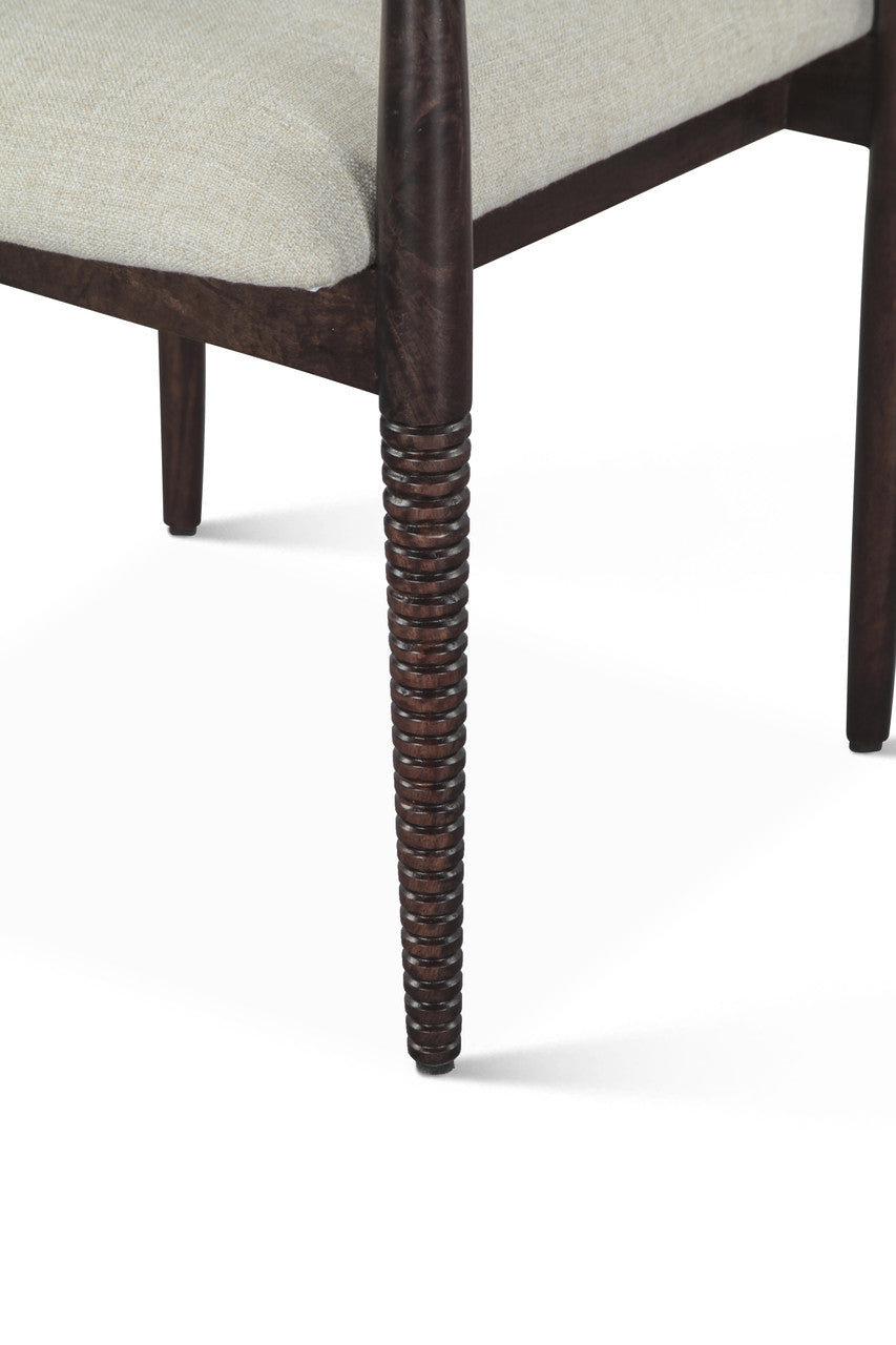 Bijou 22" Upholstered Dining Chair in Dark Sienna