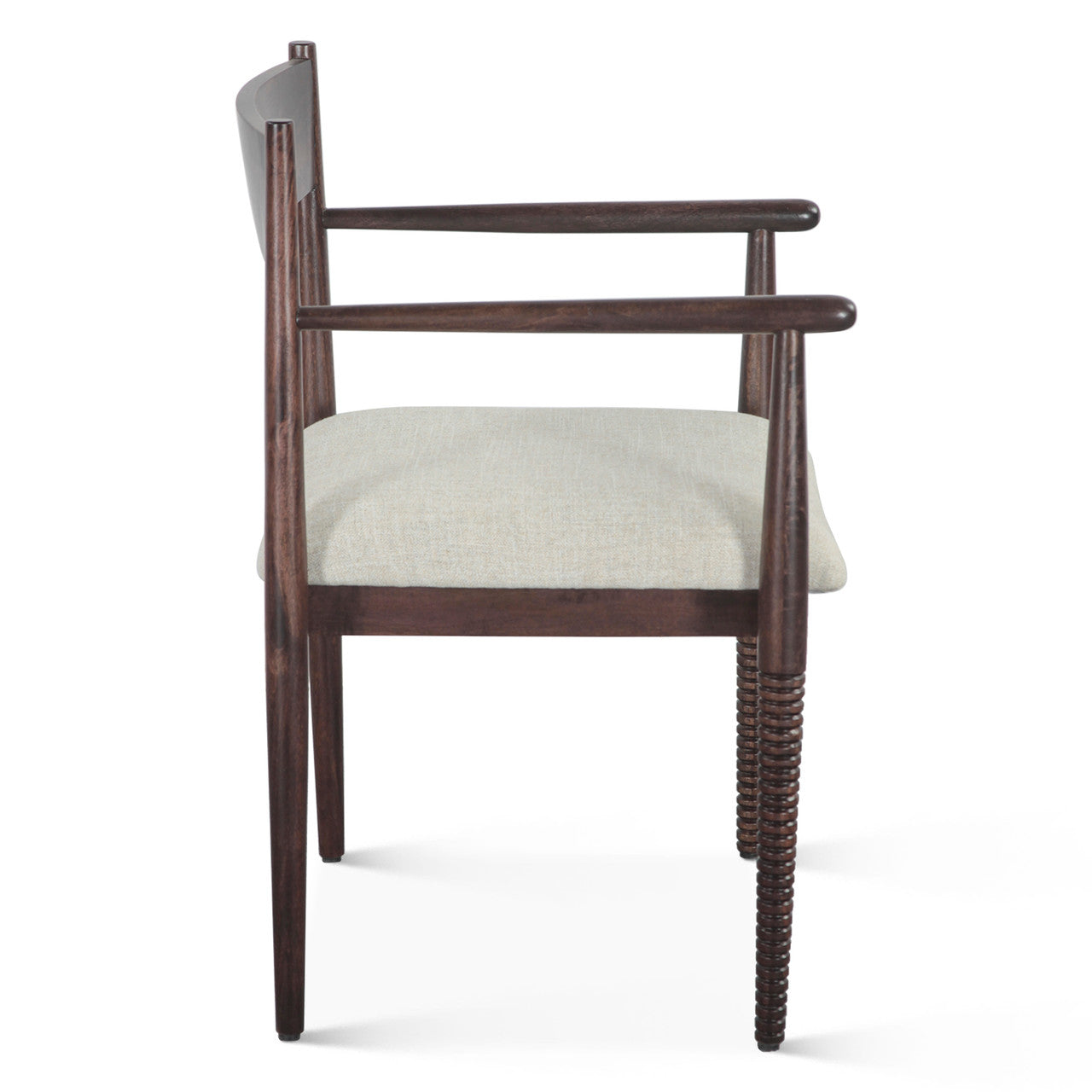 Bijou 22" Upholstered Dining Chair in Dark Sienna