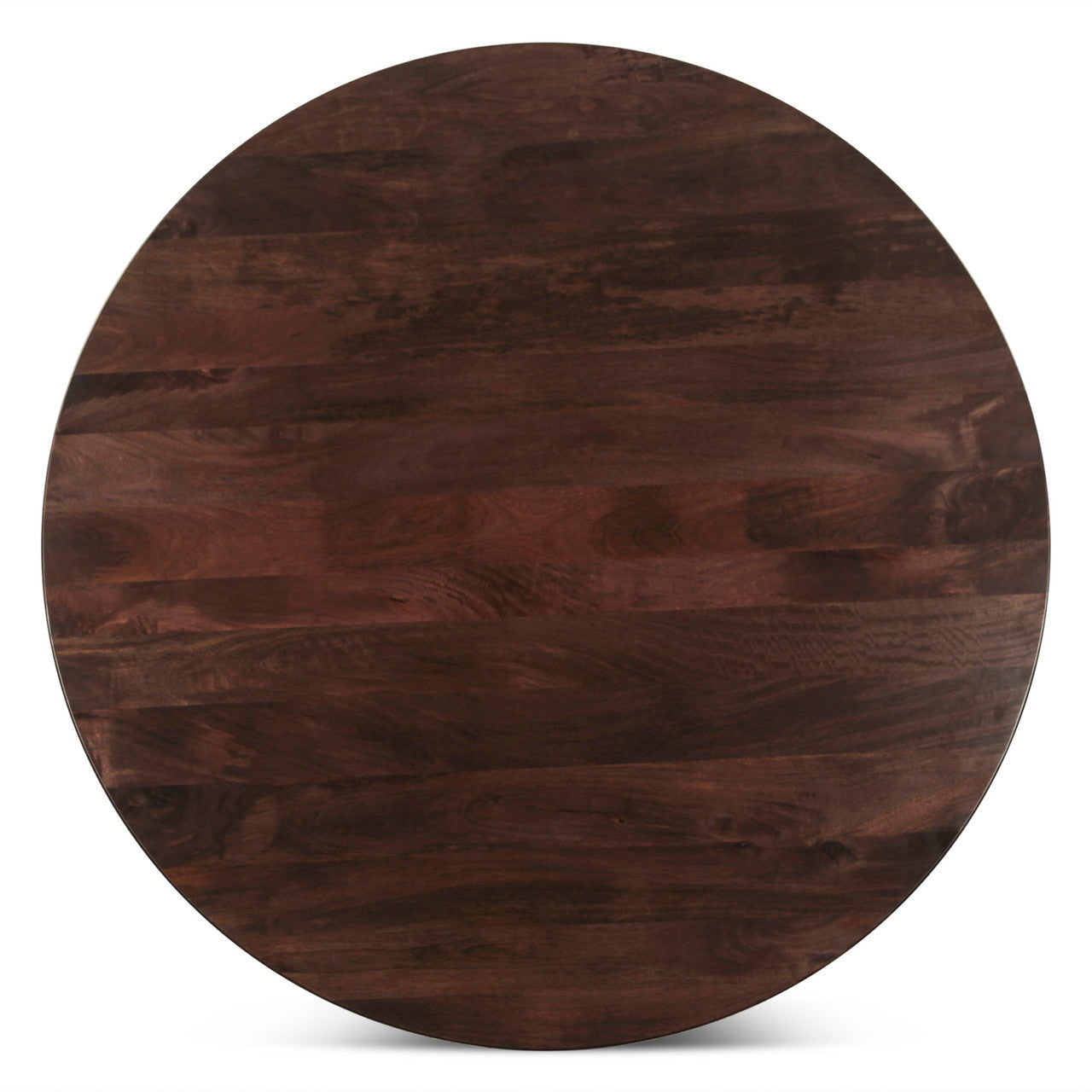 Bijou 54" Round Dining Table in Dark Sienna