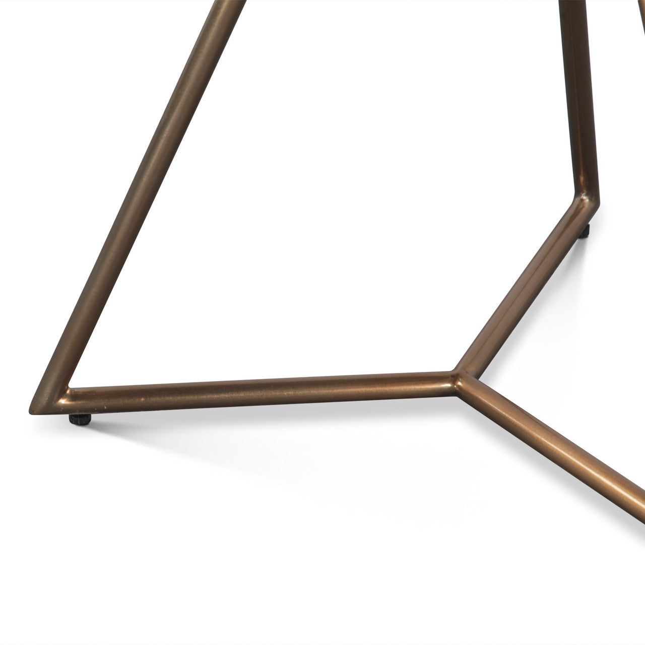 Bijou 19" Side Table with Walnut Top