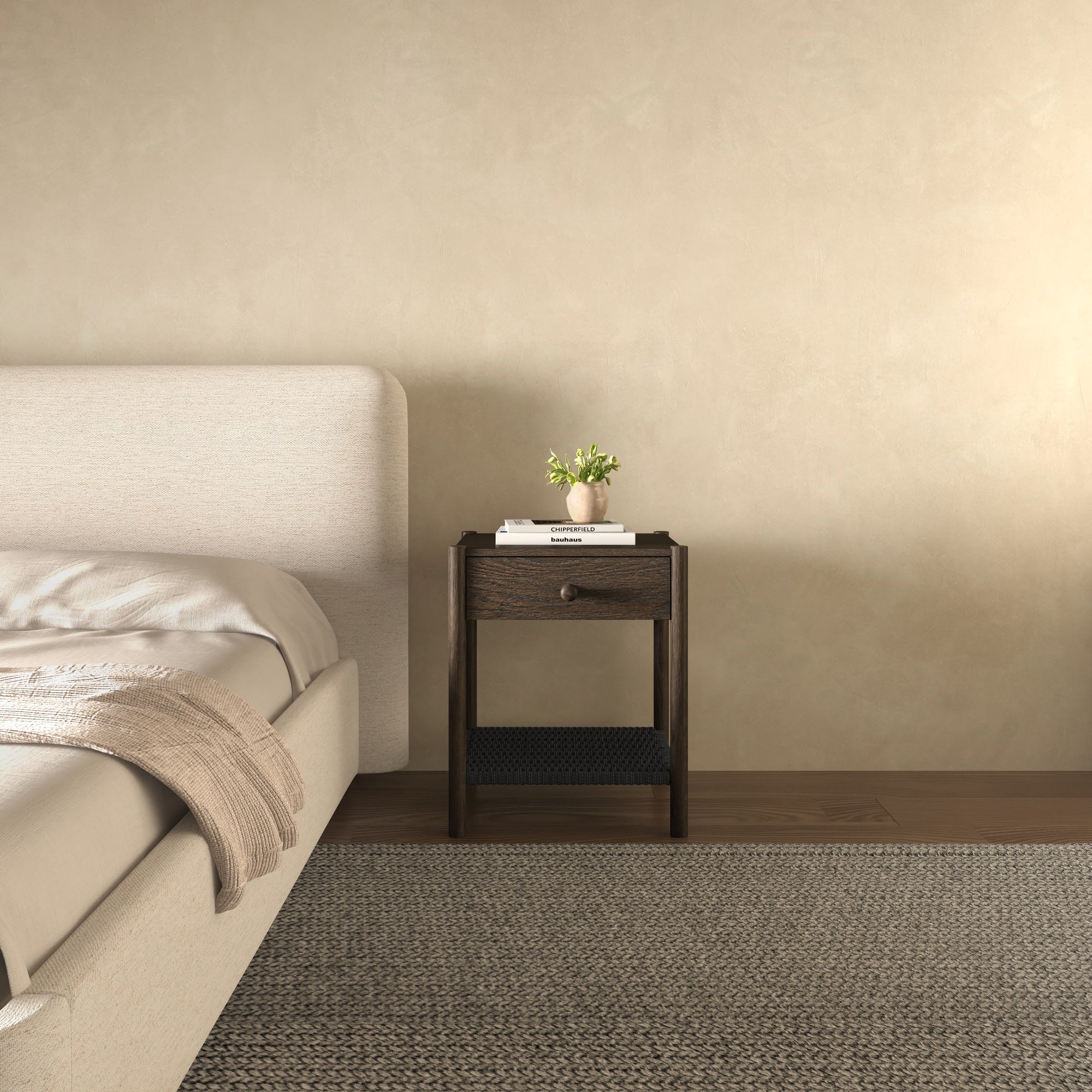 Millie Nightstand Dark Brown by Moe's Home Collection - view 2